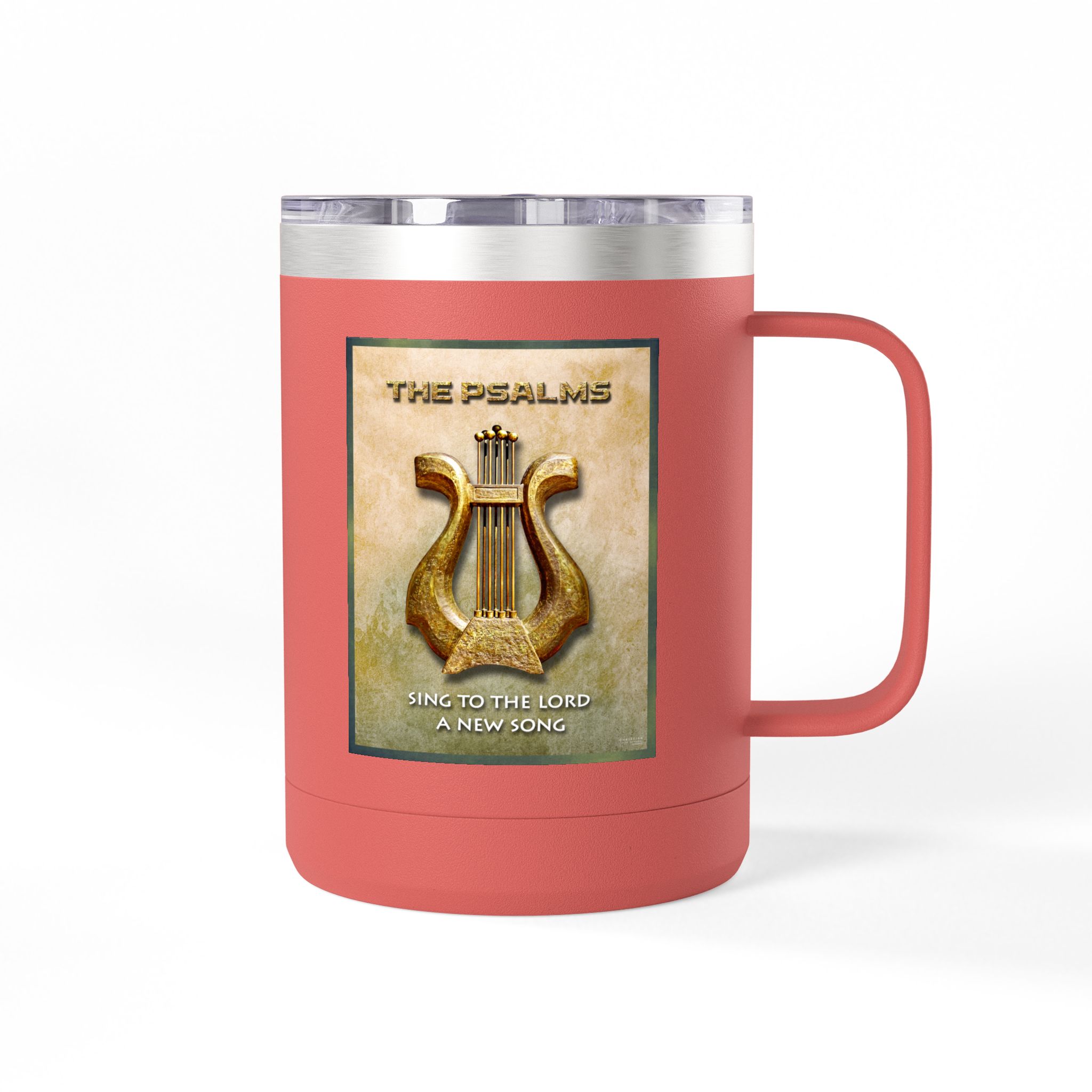 The Psalms Christian Travel Mug - Bible Coffee Mug 15oz 6 The Psalms Christian Travel Mug - Bible Coffee Mug 15oz - Image 6