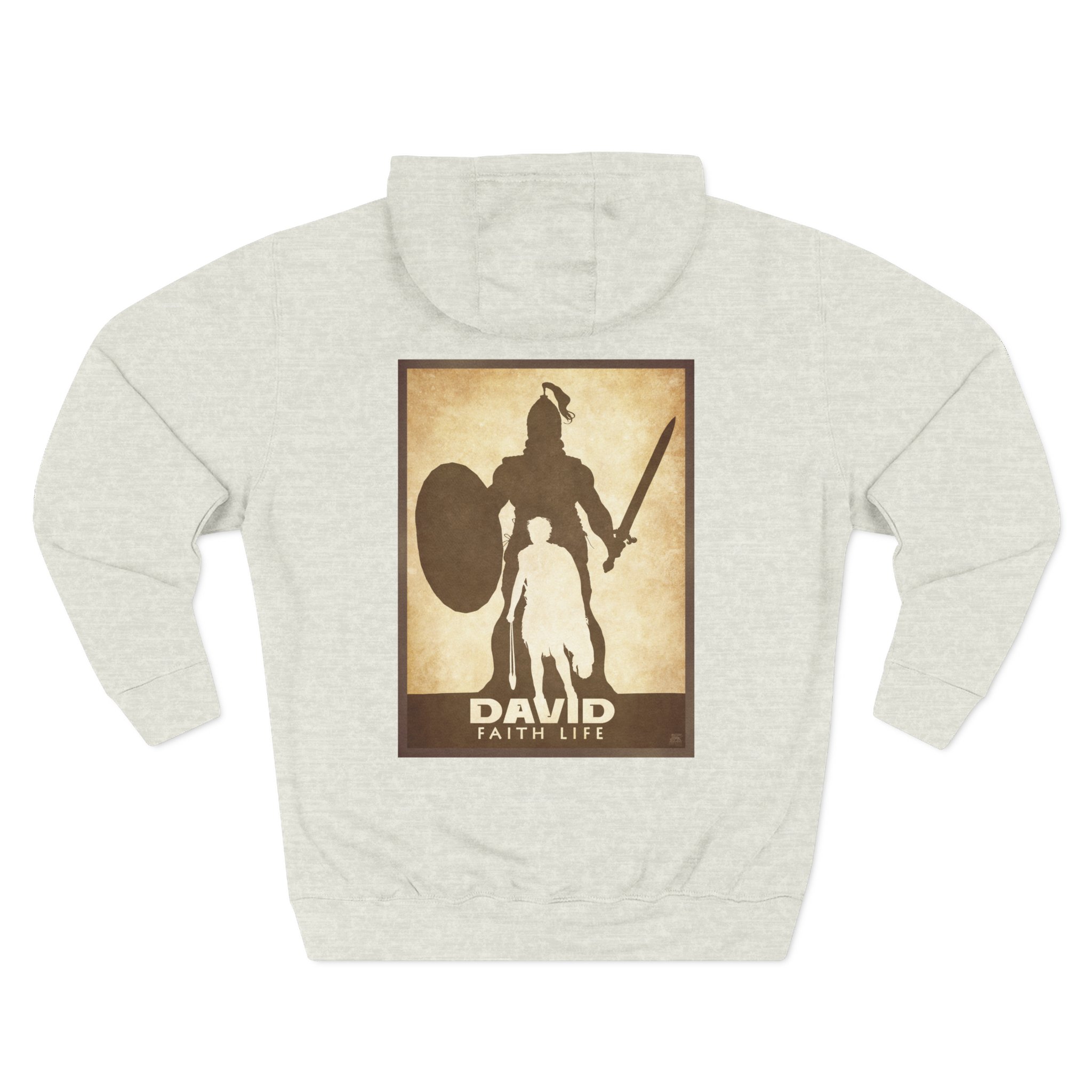 Christian David and Goliath Faith Life Hoodie - Faith Based Hoodie Halo House Christian David and Goliath Faith Life Hoodie - Faith Based Hoodie - Image 9