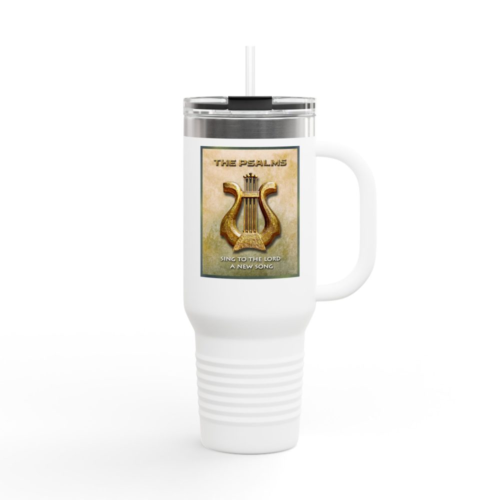 The Psalms Christian Tumbler 40oz - Bible Verse Tumbler