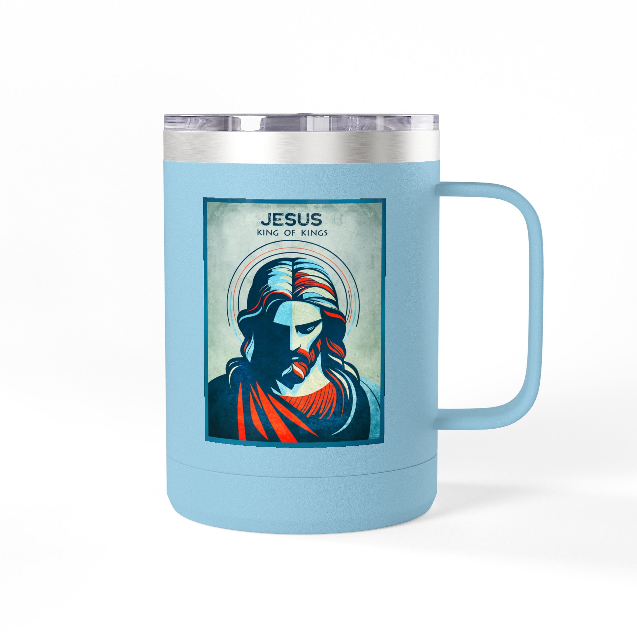 Jesus, King of Kings Christian Travel Mug - Bible Coffee Mug 15oz 18 Jesus, King of Kings Christian Travel Mug - Bible Coffee Mug 15oz - Image 18