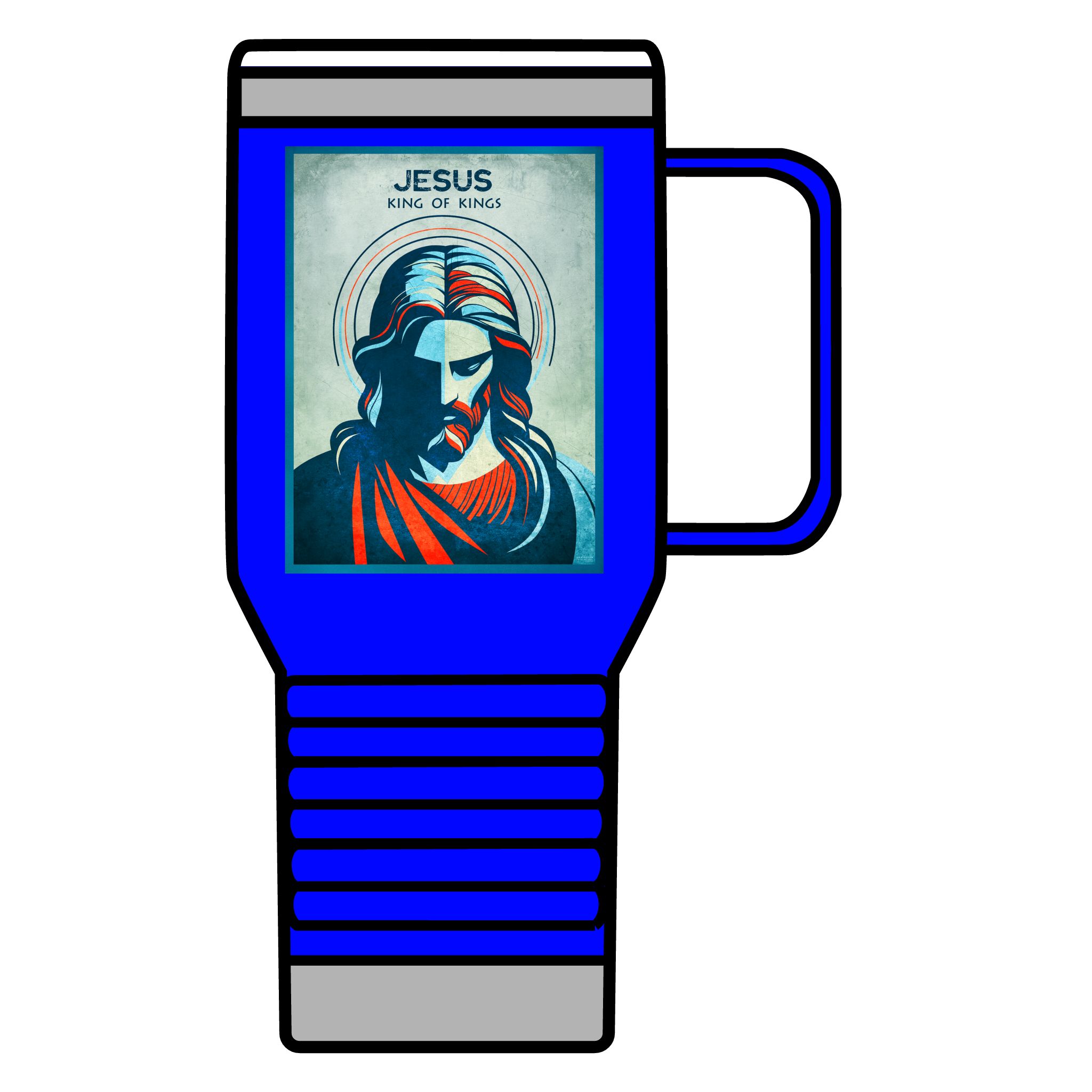 Jesus King of Kings: Inspirational Insulated Tumbler 20oz 9 Jesus King of Kings: Inspirational Insulated Tumbler 20oz - Image 9
