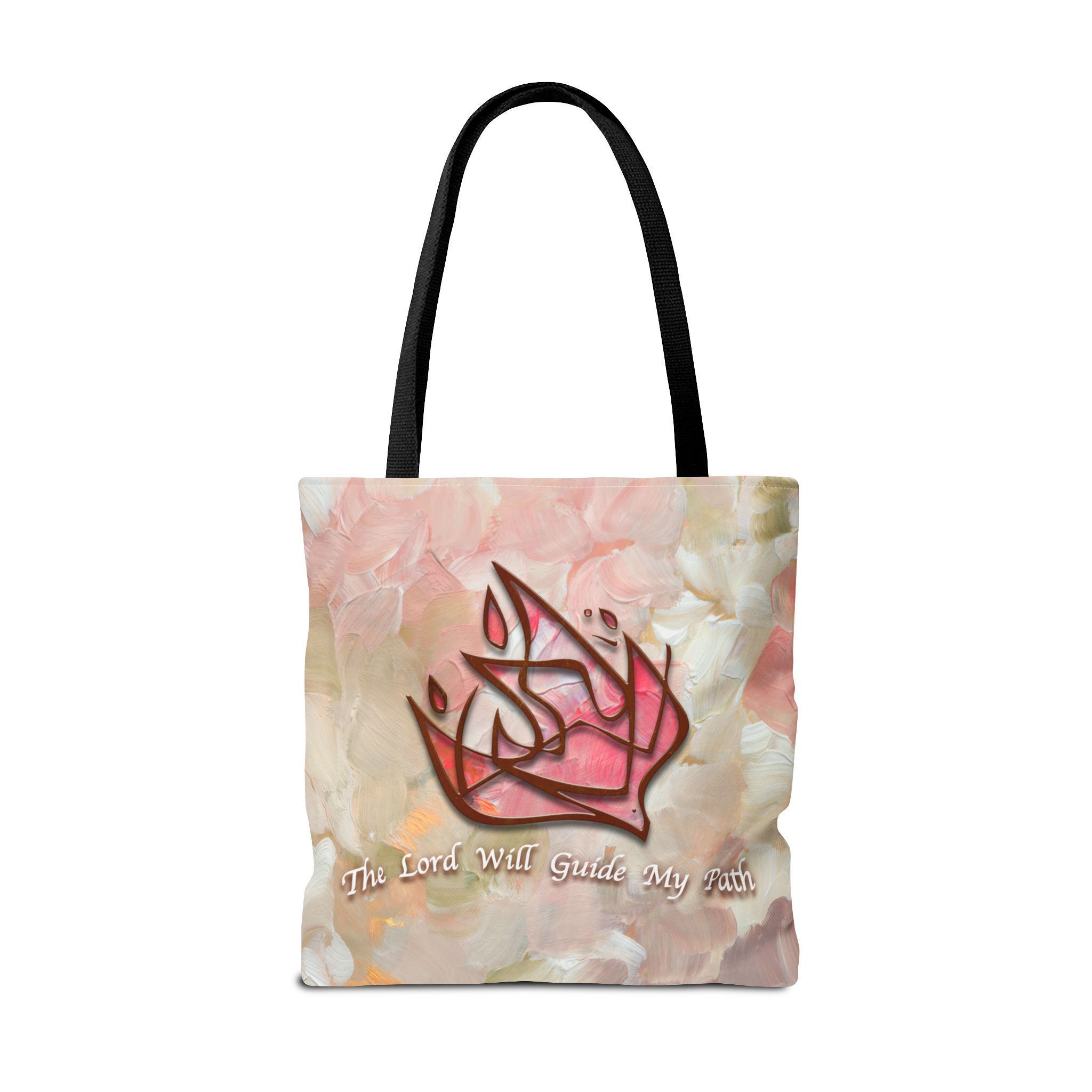 The Lord Will Guide My Path Christian Tote Bag - Inspirational Faith Tote Bag Halo House The Lord Will Guide My Path Christian Tote Bag - Inspirational Faith Tote Bag - Image 2