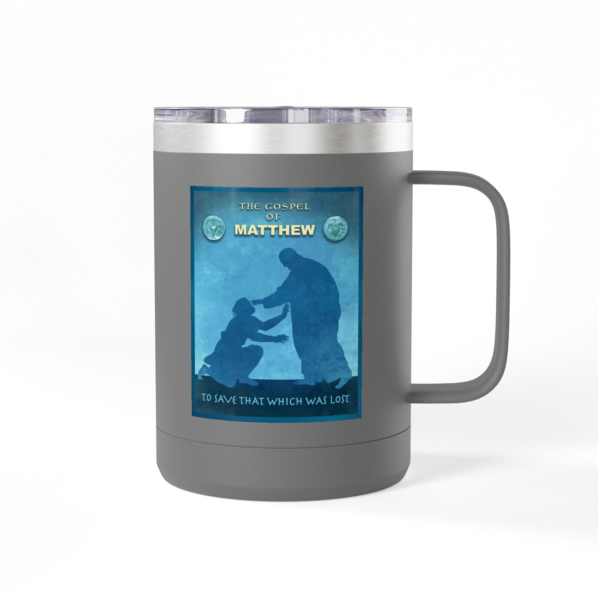 Gospel of Matthew Christian Travel Mug - Bible Coffee Mug 15oz 10 Gospel of Matthew Christian Travel Mug - Bible Coffee Mug 15oz - Image 10