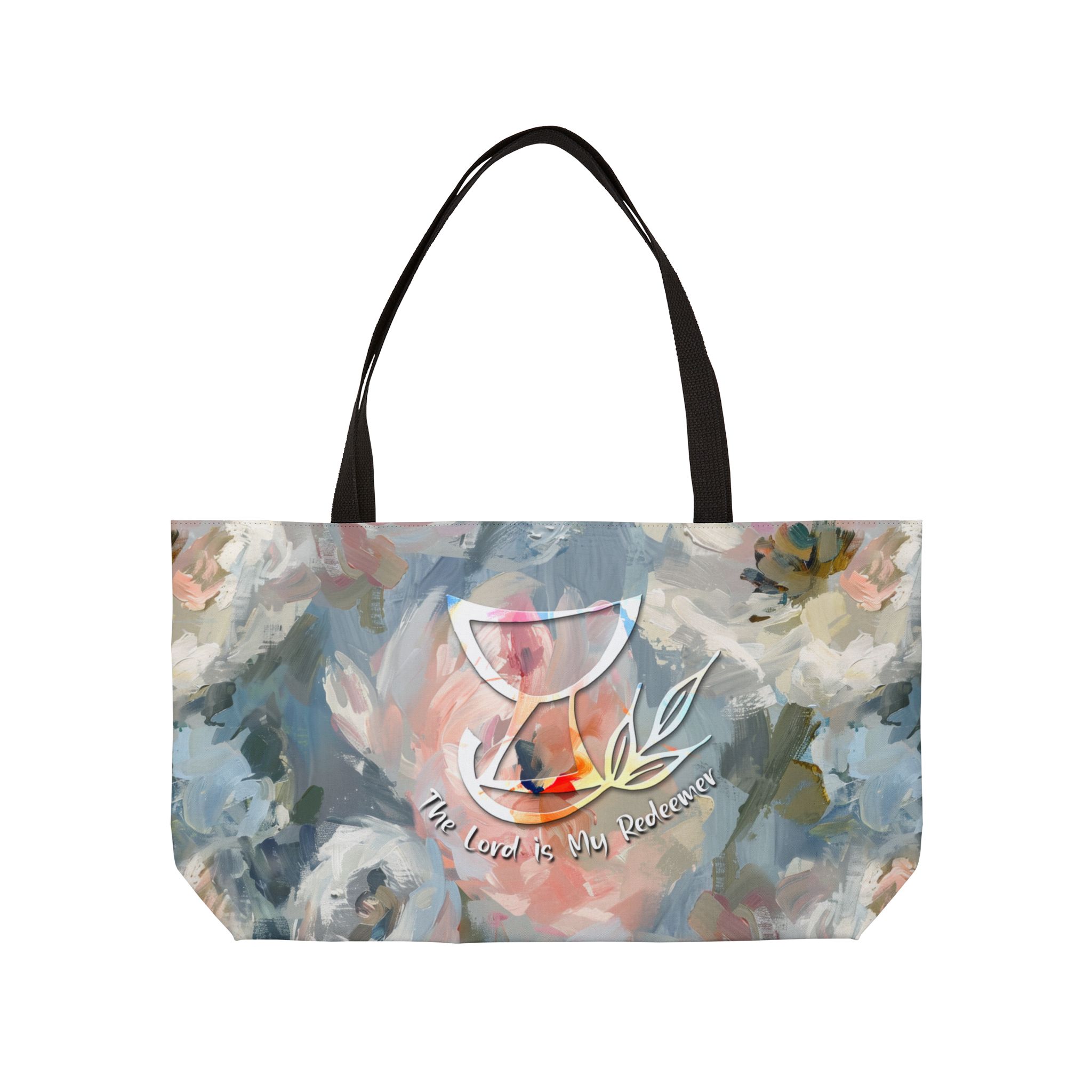 The Lord is My Redeemer - Vacation Weekender Tote Bag Halo House The Lord is My Redeemer - Vacation Weekender Tote Bag