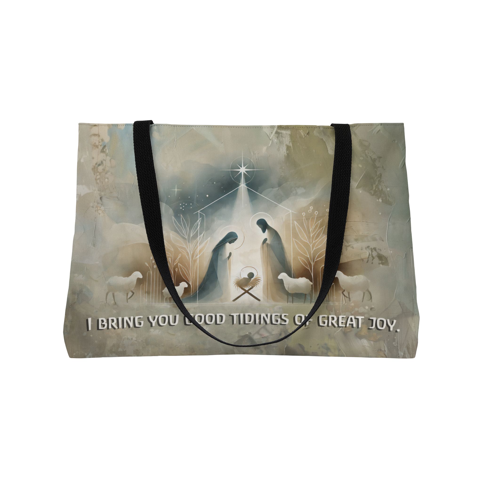 I Bring You Good Tidings of Great Joy - Vacation Weekender Tote Bag Halo House I Bring You Good Tidings of Great Joy - Vacation Weekender Tote Bag - Image 4