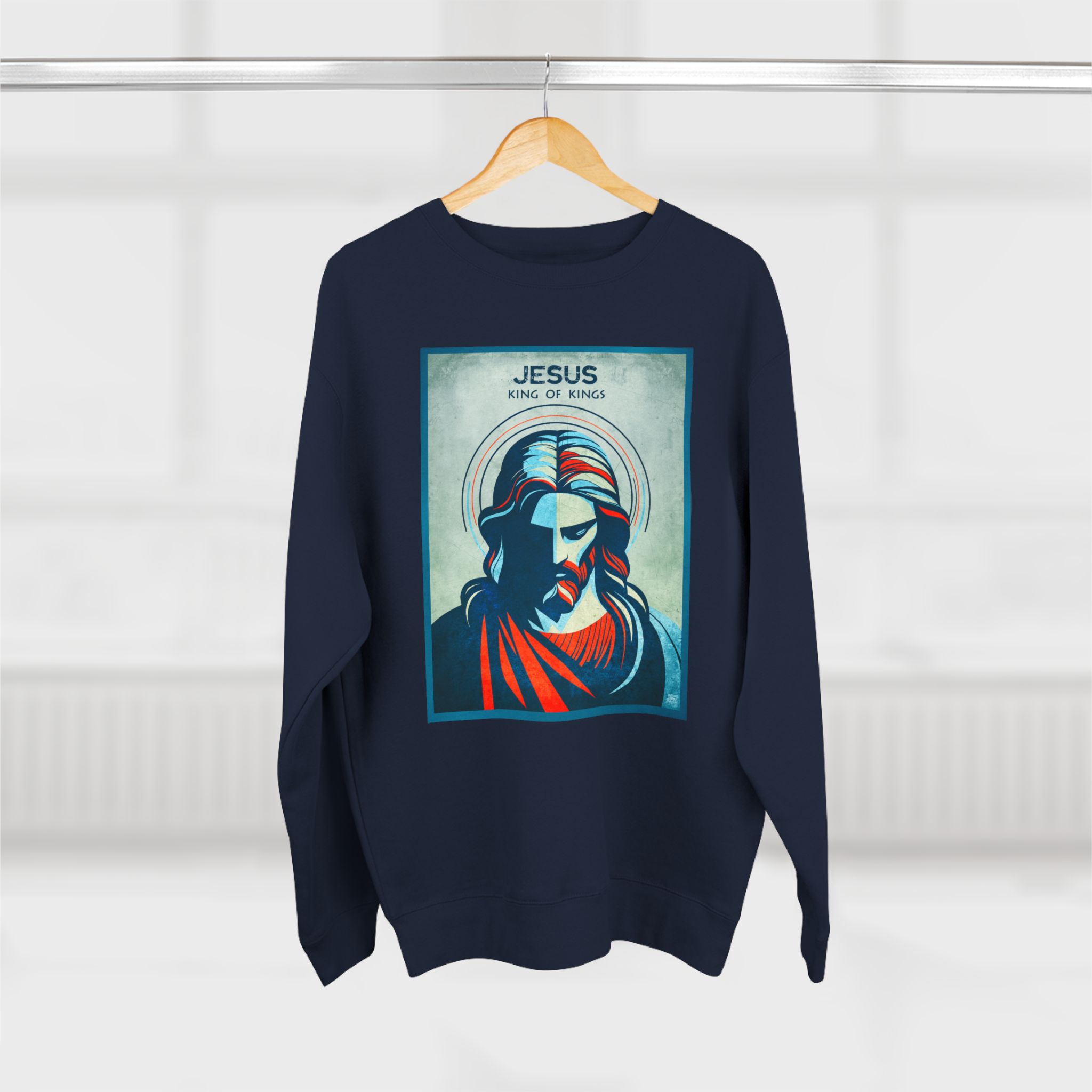 Jesus, King of Kings : Sweatshirt Halo House Jesus, King of Kings : Sweatshirt - Image 14