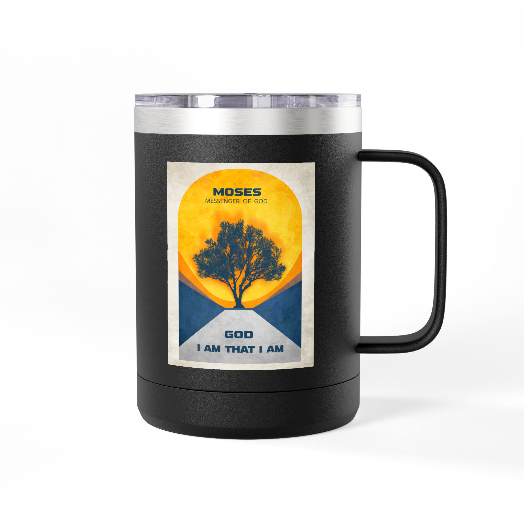 Moses, and the Burning Bush Christian Travel Mug - Bible Coffee Mug 15oz 14 Moses, and the Burning Bush Christian Travel Mug - Bible Coffee Mug 15oz - Image 14