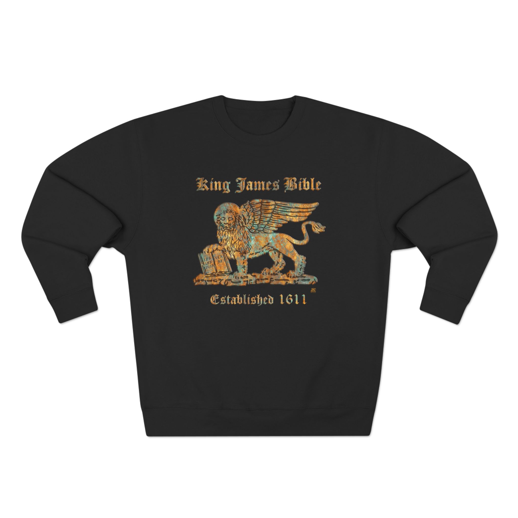 KJV Gold Lion Logo : Sweatshirt 7 KJV Gold Lion Logo : Sweatshirt - Image 7