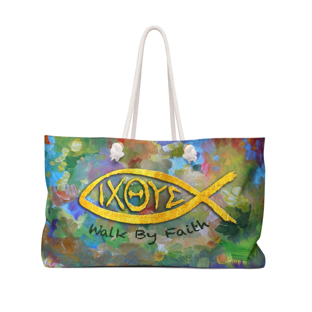Christian Fish ICON - Boston Weekender Tote Bag