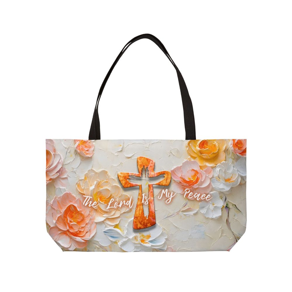The Lord is My Peace - Vacation Weekender Tote Bag