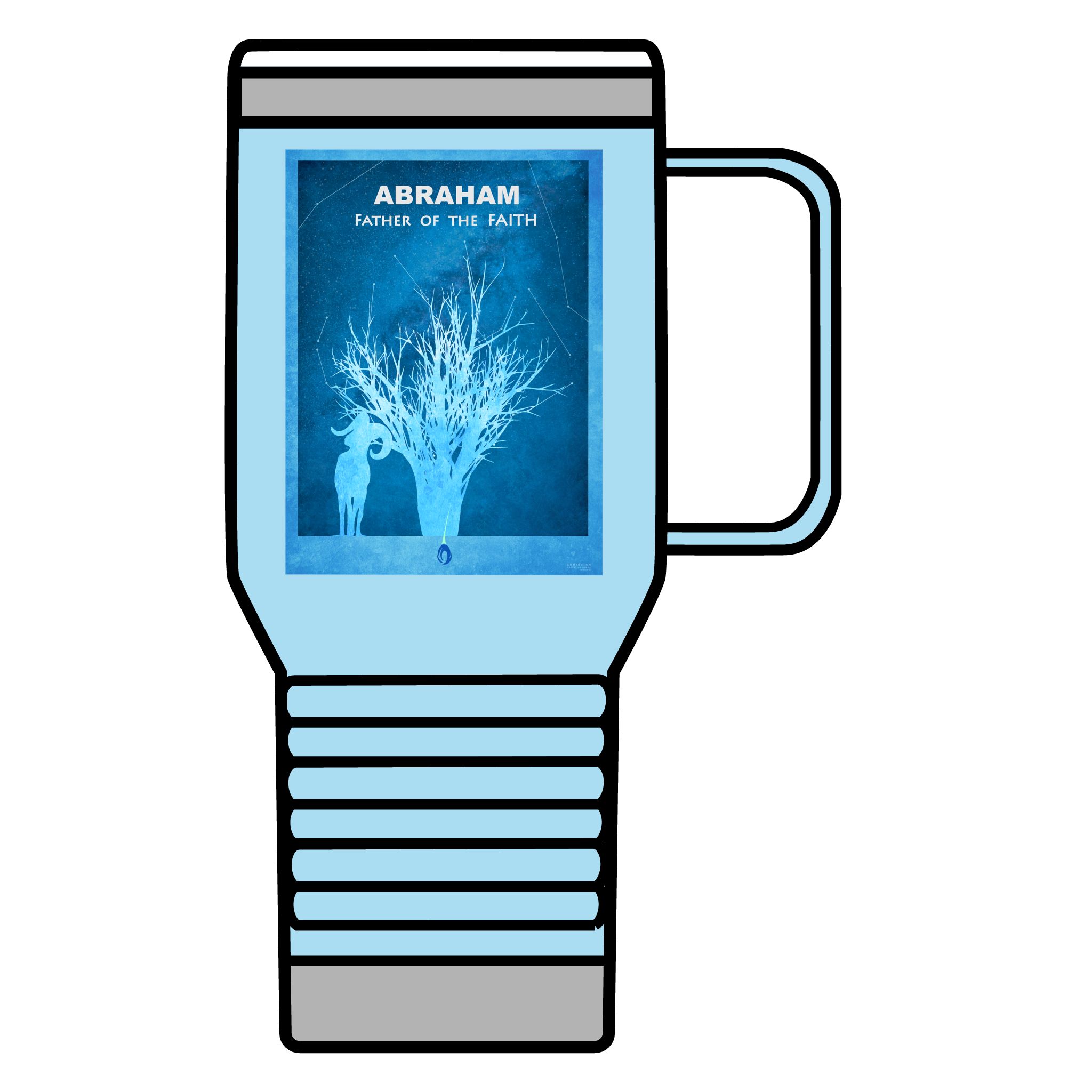 Abraham, Father of the Faith: Inspirational Insulated Tumbler 20oz 5 Abraham, Father of the Faith: Inspirational Insulated Tumbler 20oz - Image 5
