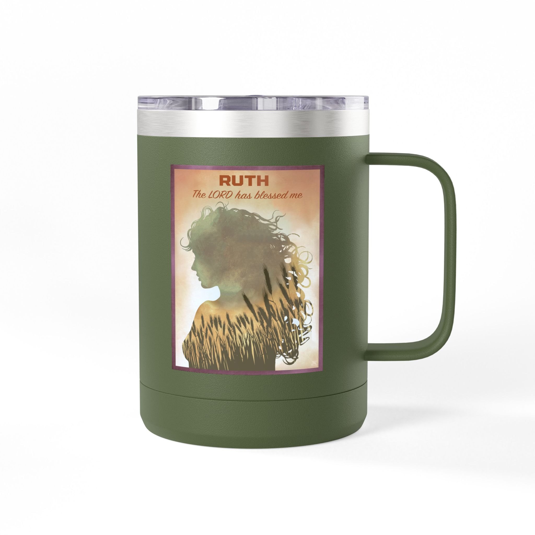 Ruth, The Lord Is My Redeemer Christian Travel Mug - Bible Coffee Mug 15oz 18 Ruth, The Lord Is My Redeemer Christian Travel Mug - Bible Coffee Mug 15oz - Image 18