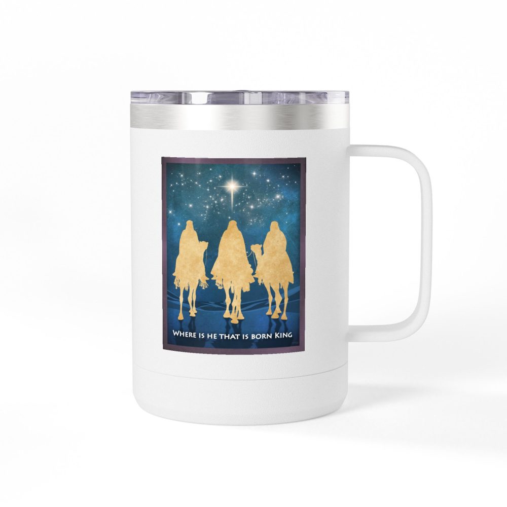 The Magi Christian Travel Mug - Bible Coffee Mug 15oz