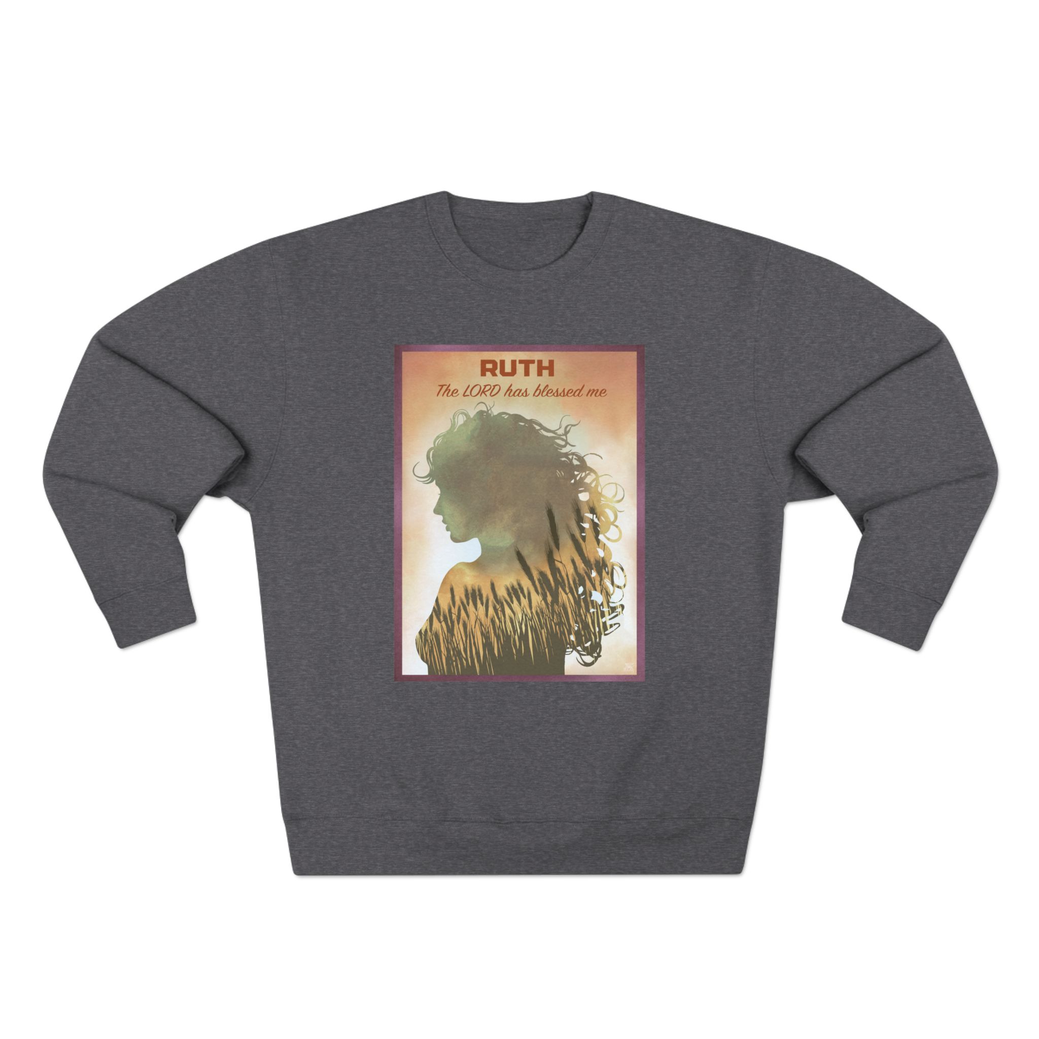 Ruth, The Lord is my Redeemer : Sweatshirt 4 Ruth, The Lord is my Redeemer : Sweatshirt - Image 4