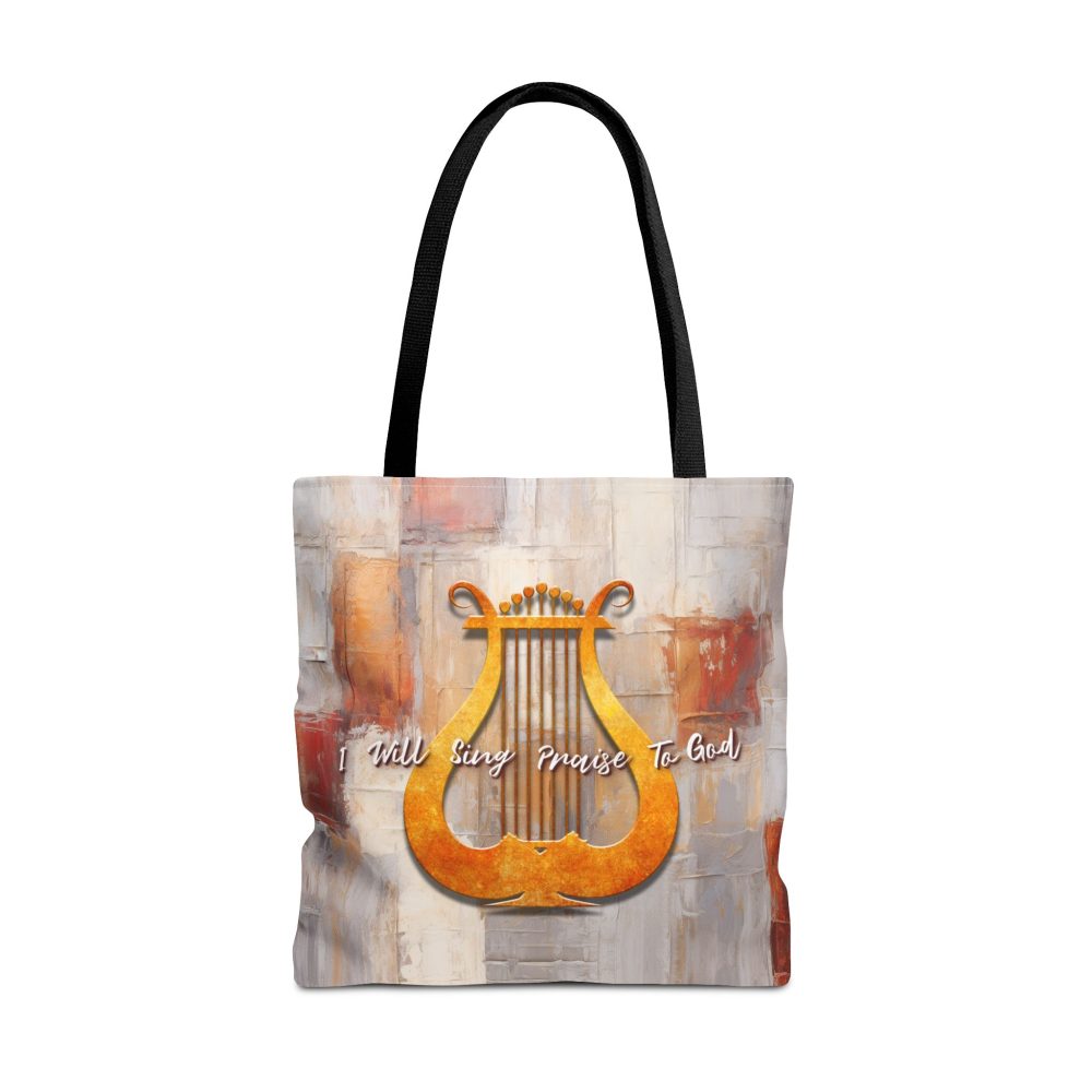 The Harp of God Christian Tote Bag - Inspirational Worship Faith Tote Bag