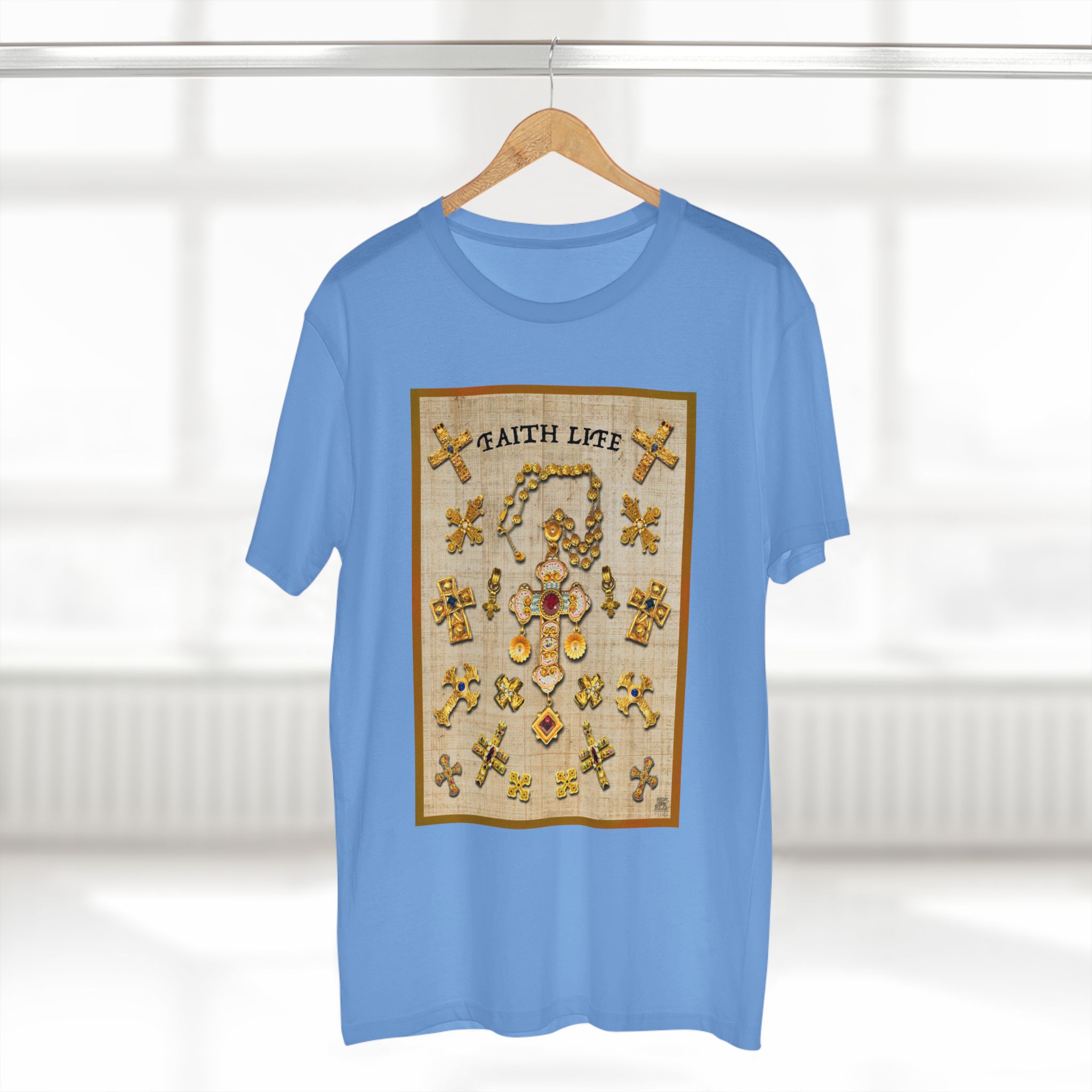 Golden Crosses Faith-Based Christian T-Shirt 15 Golden Crosses Faith-Based Christian T-Shirt - Image 15