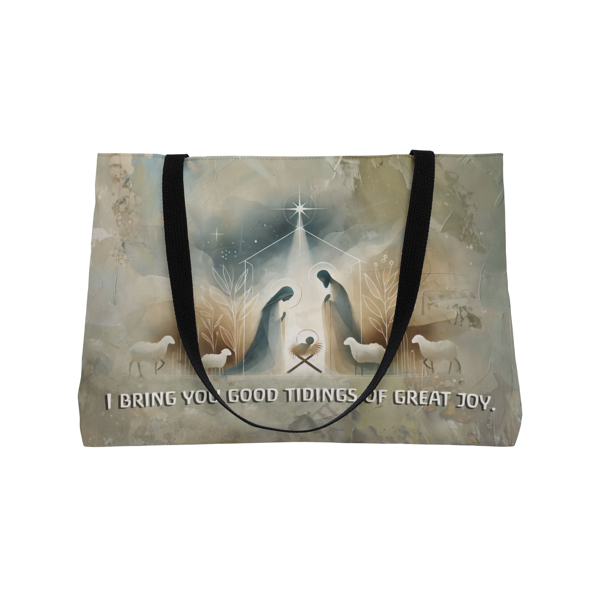 I Bring You Good Tidings of Great Joy - Vacation Weekender Tote Bag Halo House I Bring You Good Tidings of Great Joy - Vacation Weekender Tote Bag - Image 3