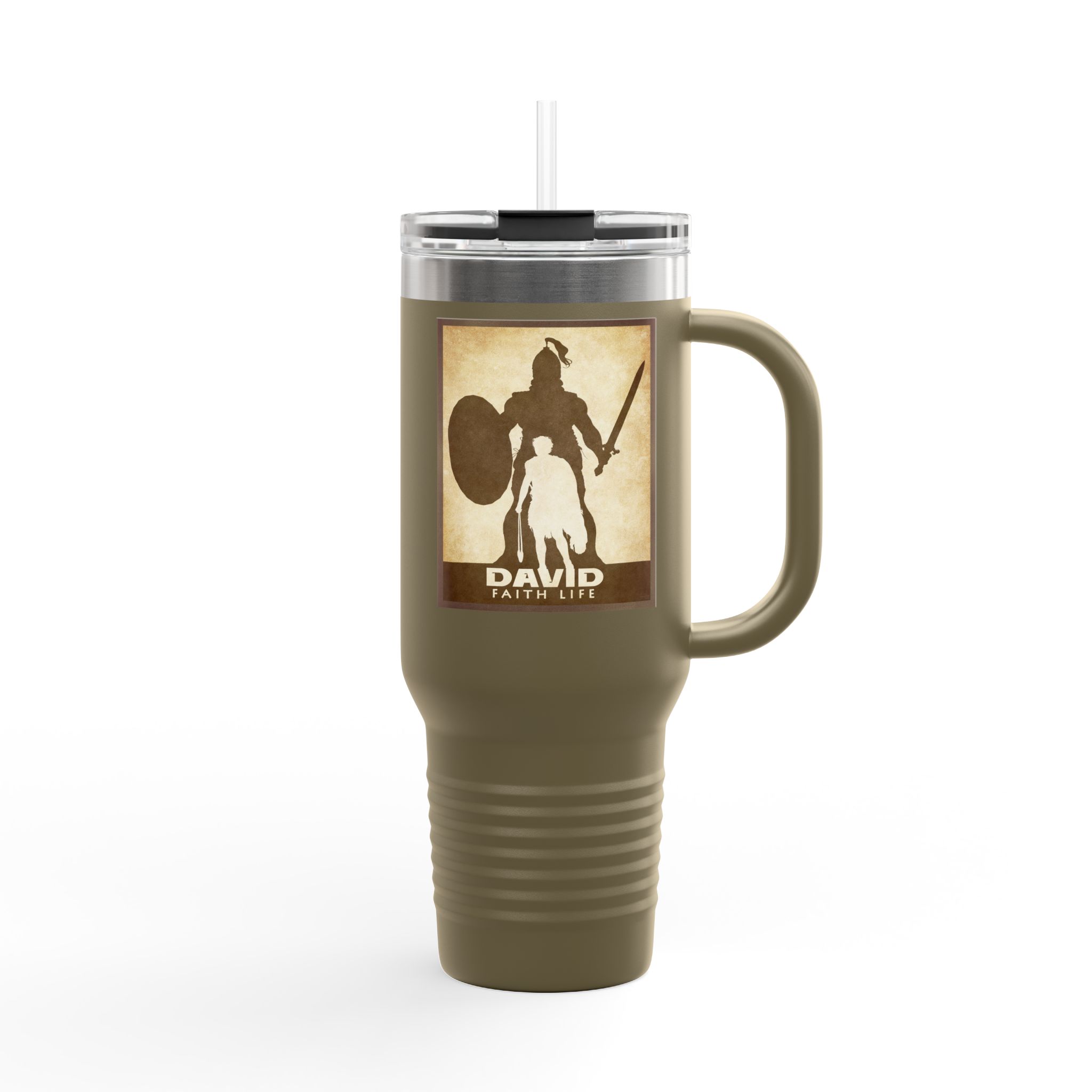 David and Goliath, Faith Life - Christian 40oz Tumbler 9 David and Goliath, Faith Life - Christian 40oz Tumbler - Image 9