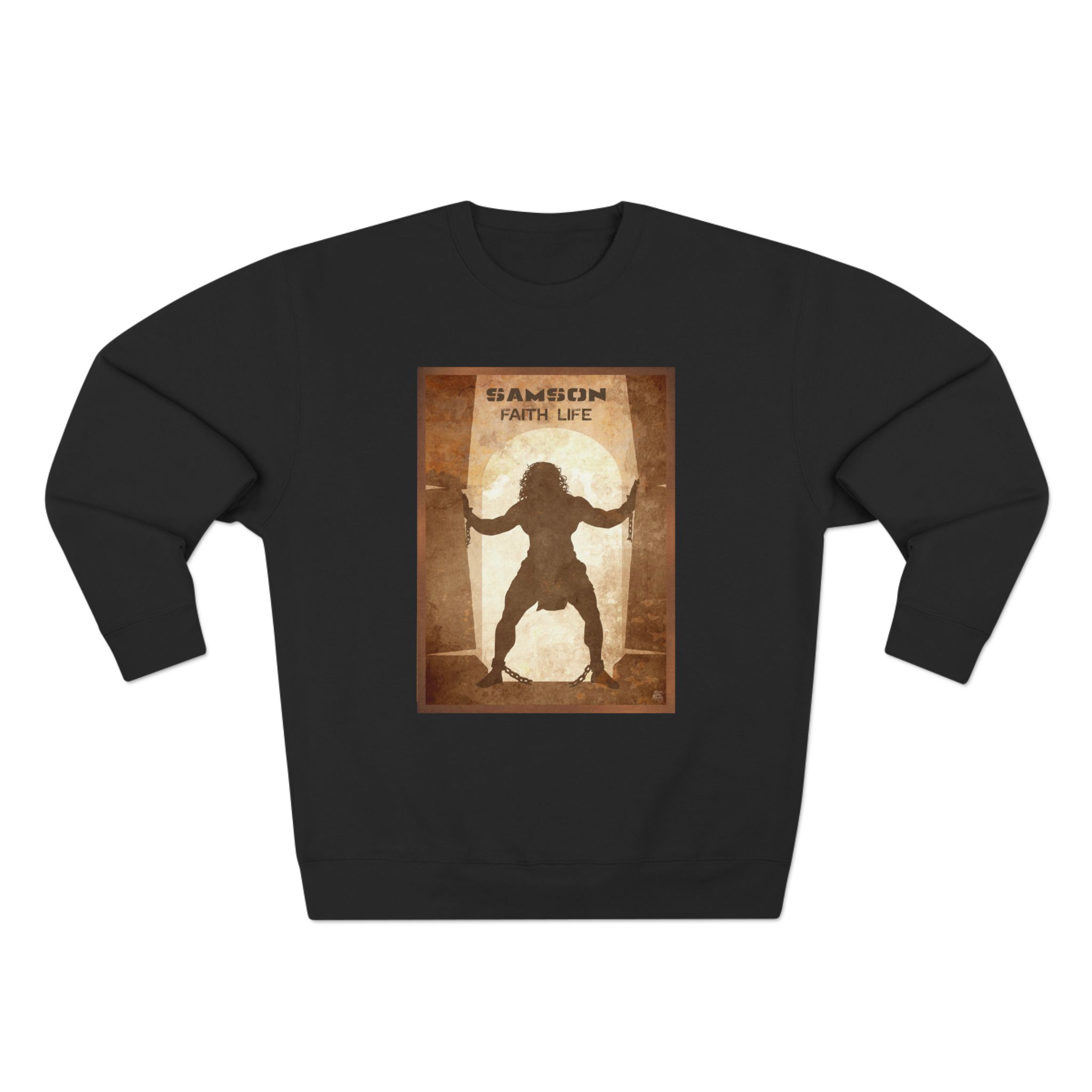 Samson, Faith Life : Sweatshirt Halo House Samson, Faith Life : Sweatshirt - Image 7