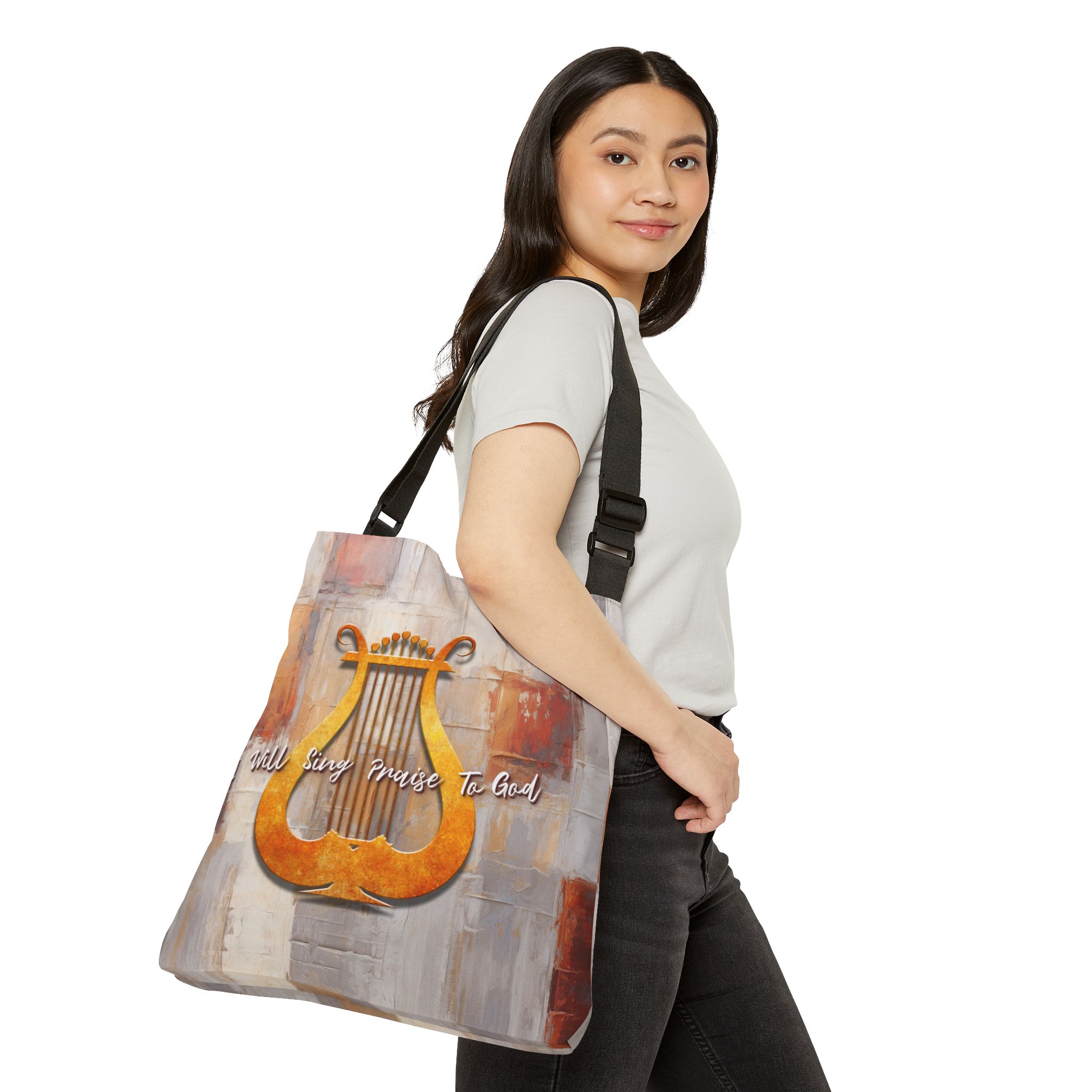 The Harp of God - Adjustable Tote Bag 4 The Harp of God - Adjustable Tote Bag - Image 4