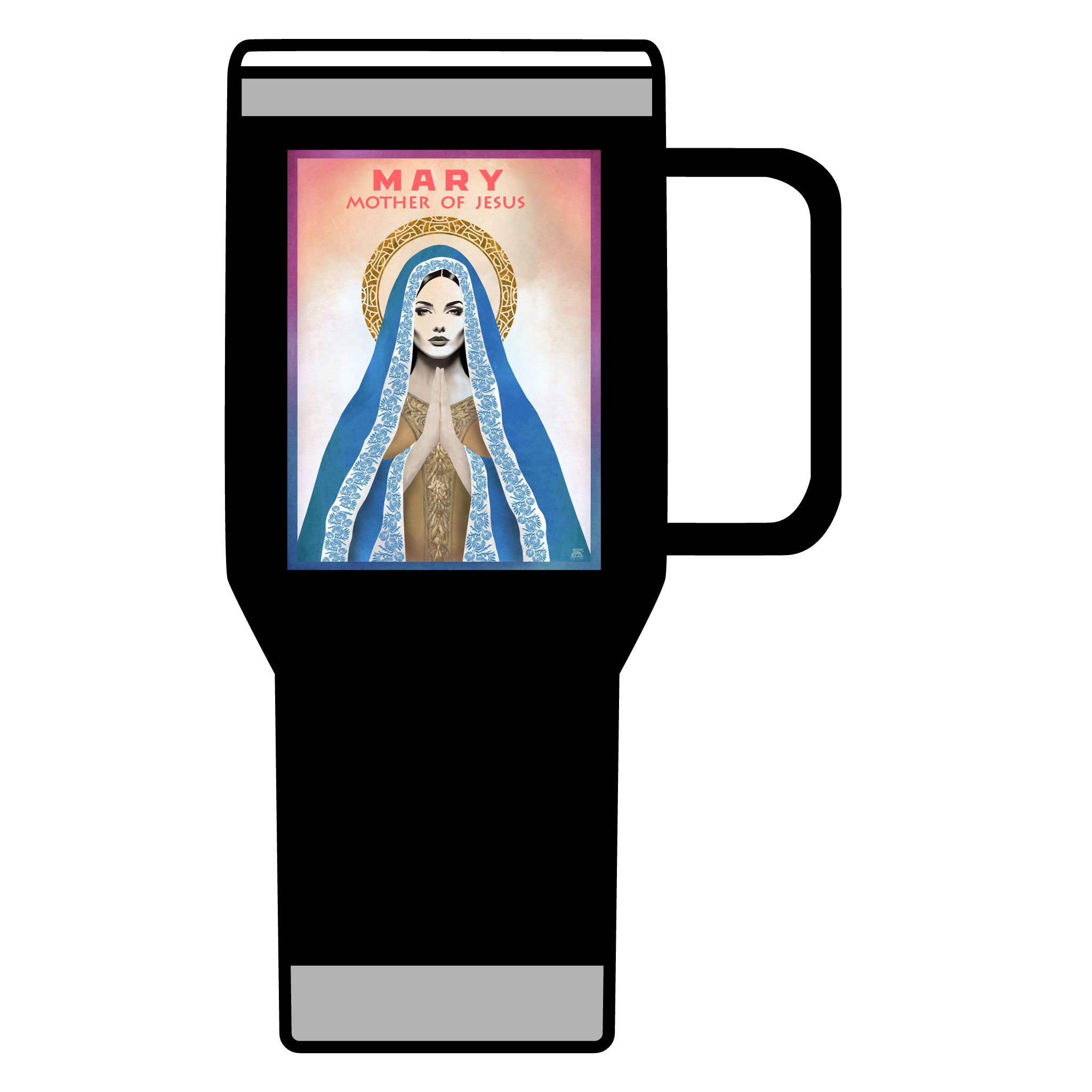 Mary Mother of Jesus: Inspirational Insulated Tumbler 20oz Halo House Mary Mother of Jesus: Inspirational Insulated Tumbler 20oz - Image 5