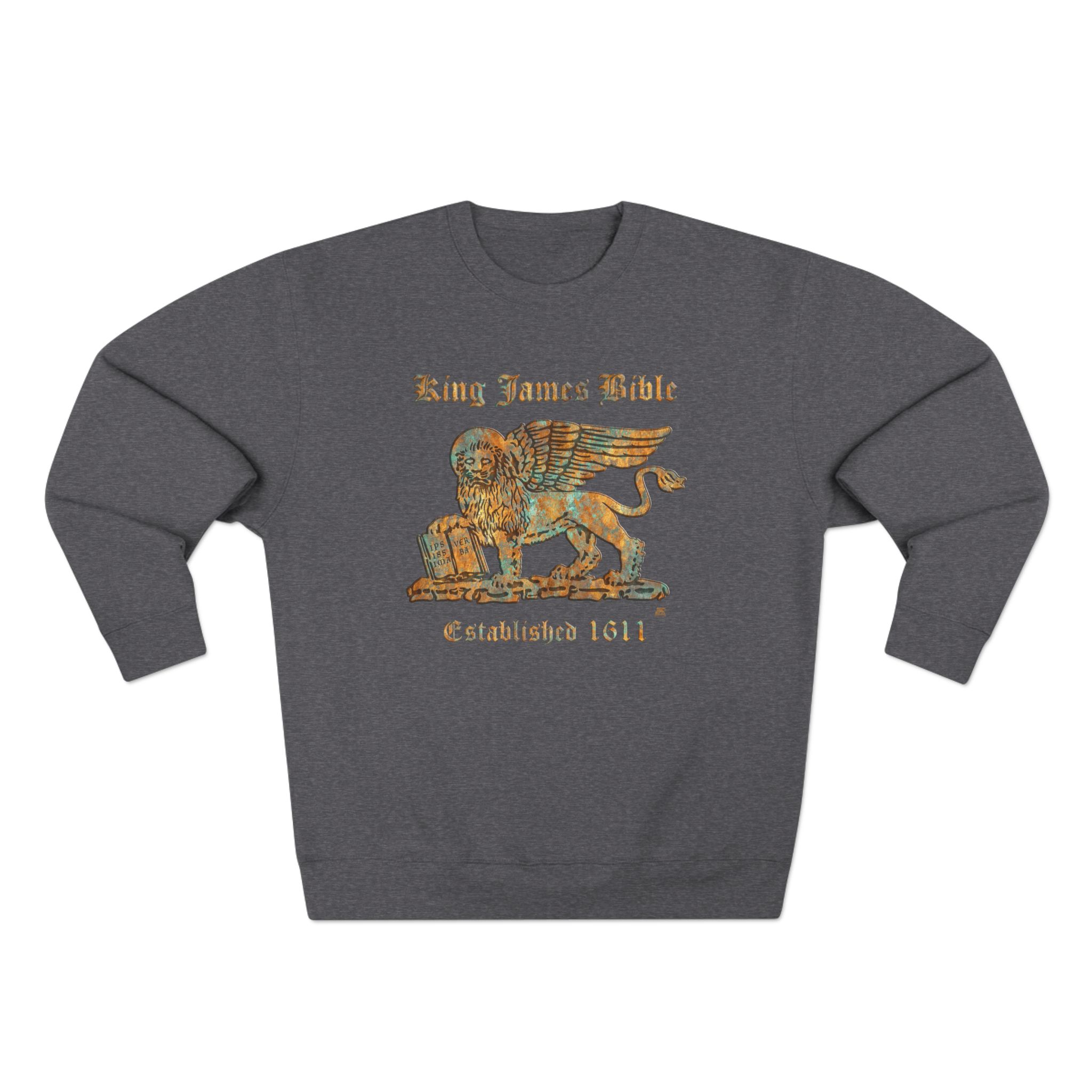 KJV Gold Lion Logo : Sweatshirt 4 KJV Gold Lion Logo : Sweatshirt - Image 4