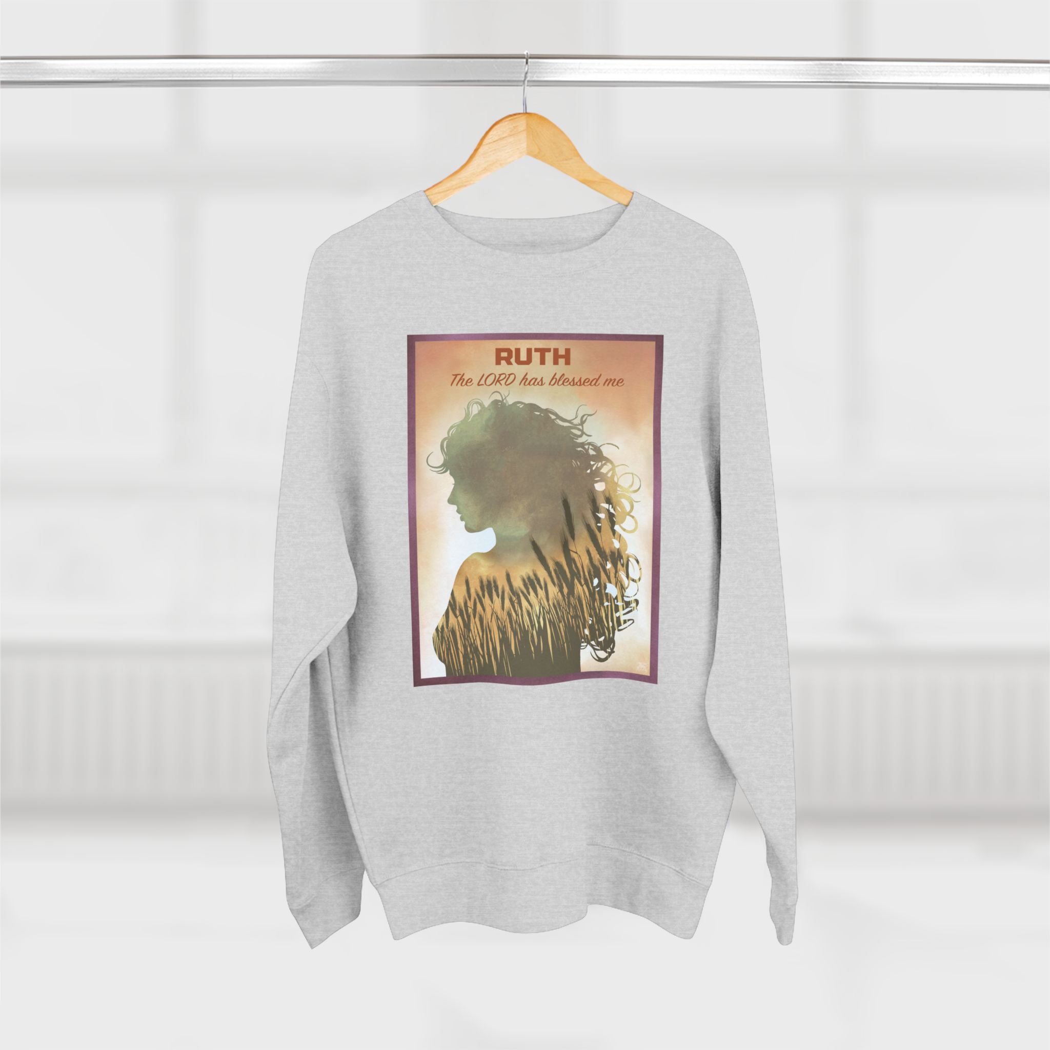 Ruth, The Lord is my Redeemer : Sweatshirt 2 Ruth, The Lord is my Redeemer : Sweatshirt - Image 2