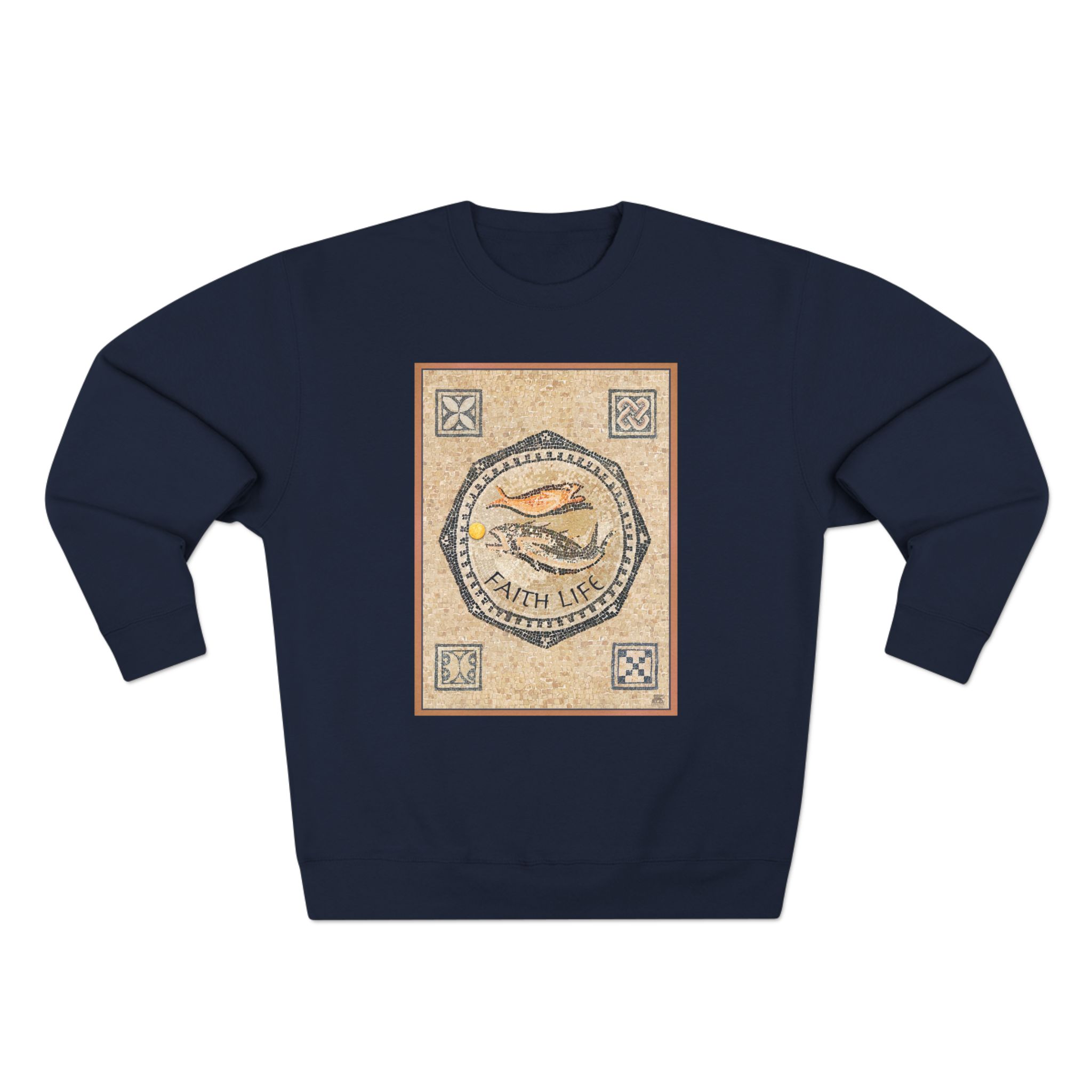 Faith Life, Christian Fish : Sweatshirt 13 Faith Life, Christian Fish : Sweatshirt - Image 13