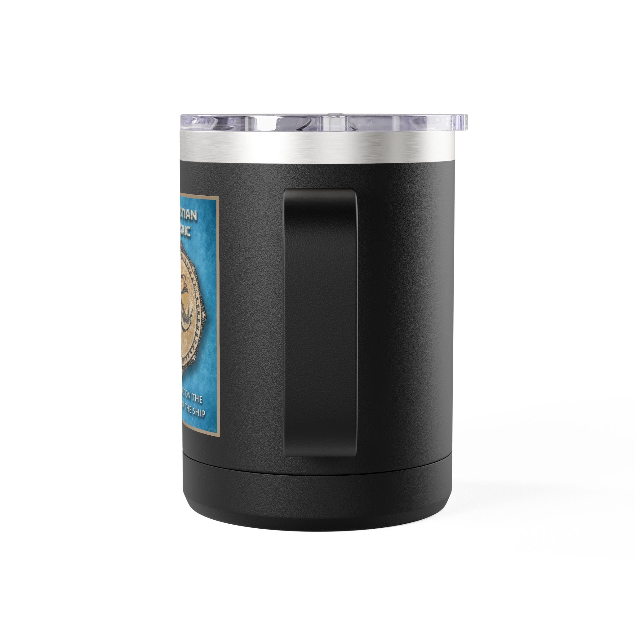 Christian Fish Historic Mosaic Travel Mug - Christian Coffee Mug 15oz 15 Christian Fish Historic Mosaic Travel Mug - Christian Coffee Mug 15oz - Image 15