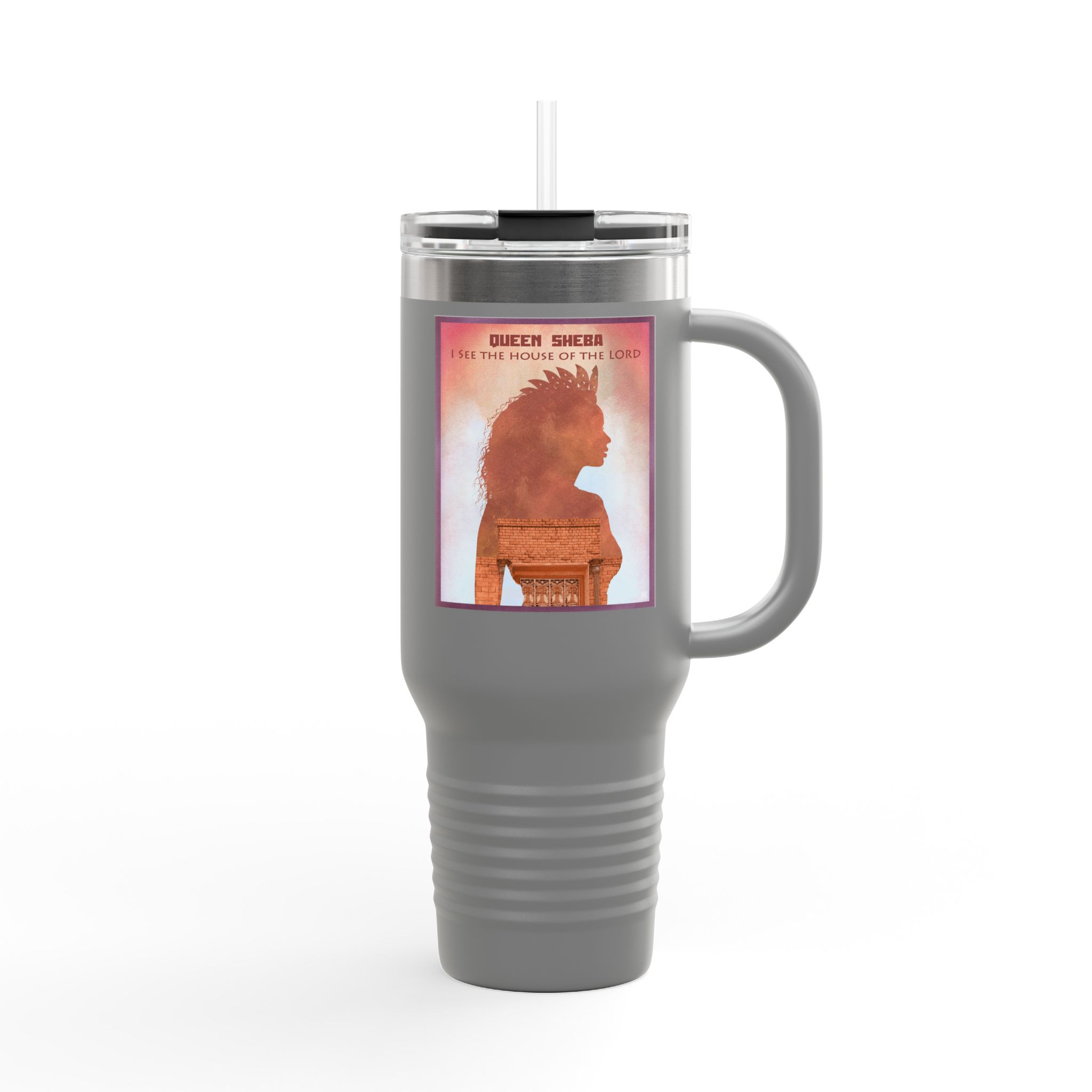 Queen of Sheba, I see the House of God - Christian 40oz Tumbler 13 Queen of Sheba, I see the House of God - Christian 40oz Tumbler - Image 13