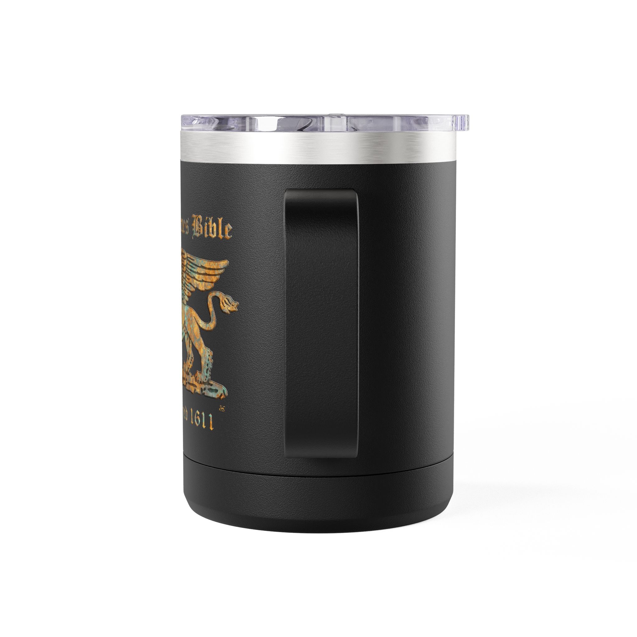 King James Bible Golden Lion Logo Christian Travel Mug - KJV Coffee Mug 15oz 15 King James Bible Golden Lion Logo Christian Travel Mug - KJV Coffee Mug 15oz - Image 15