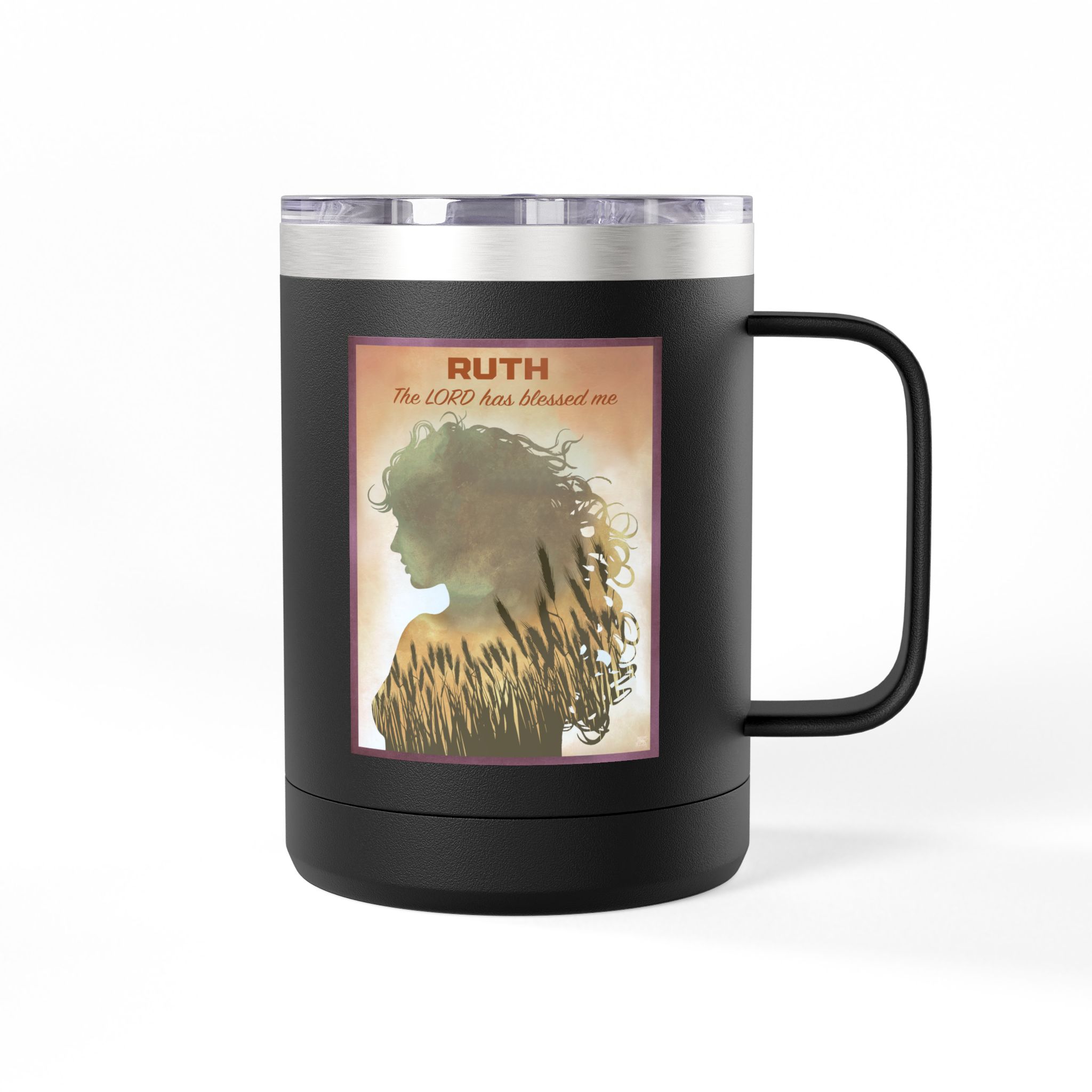 Ruth, The Lord Is My Redeemer Christian Travel Mug - Bible Coffee Mug 15oz 14 Ruth, The Lord Is My Redeemer Christian Travel Mug - Bible Coffee Mug 15oz - Image 14