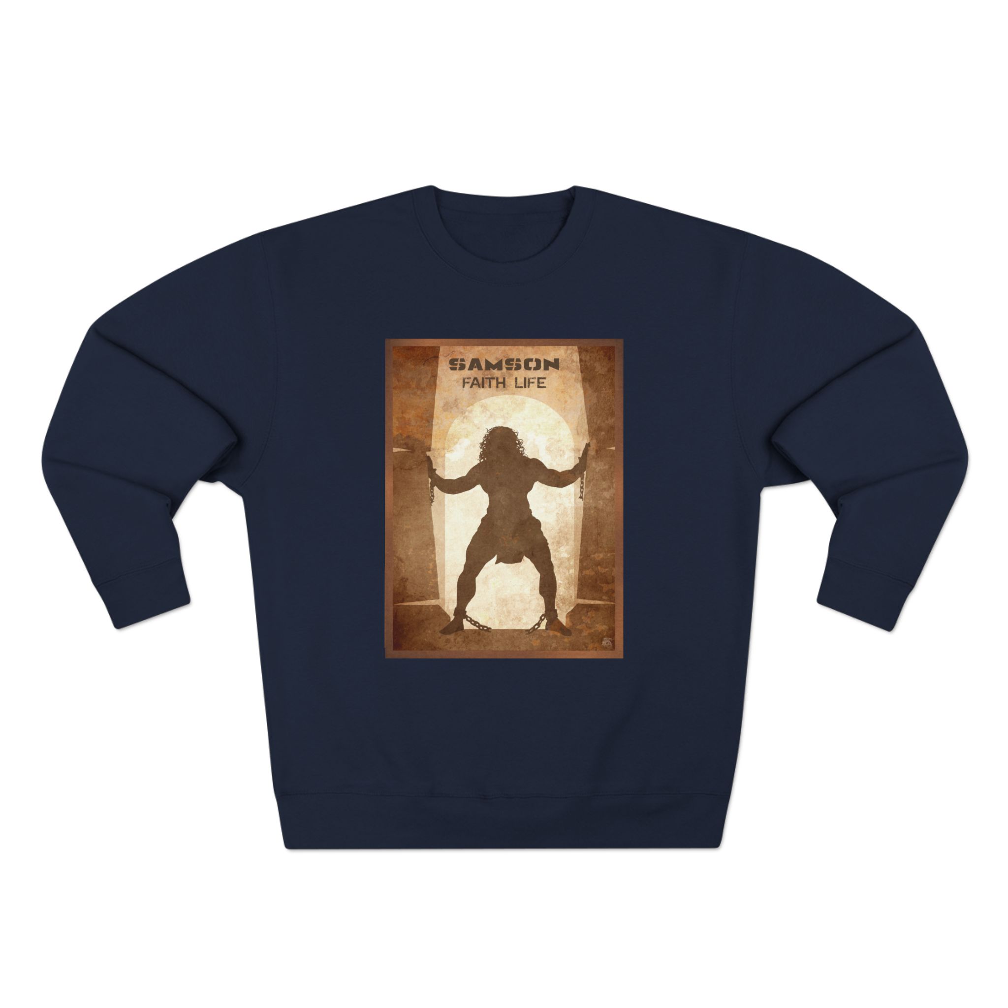 Samson, Faith Life : Sweatshirt Halo House Samson, Faith Life : Sweatshirt - Image 13