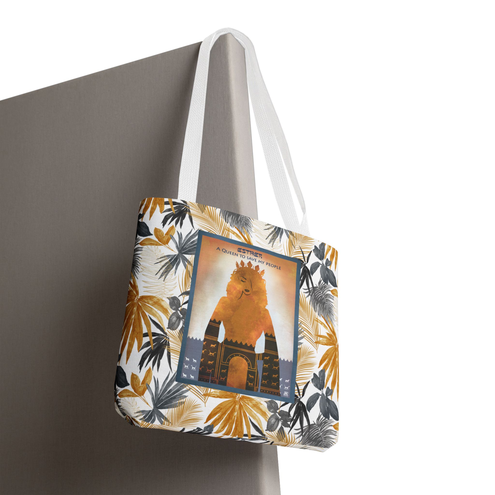 Esther, A Queen to Save My People Christian Tote Bag - Inspirational Faith Tote Bag 8 Esther, A Queen to Save My People Christian Tote Bag - Inspirational Faith Tote Bag - Image 8