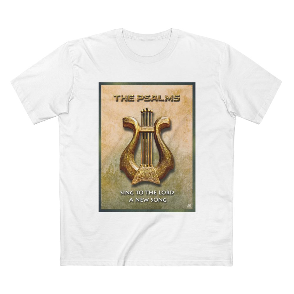 Halo House Christian The Psalms T Shirt featuring inspirational biblical Psalms faith design