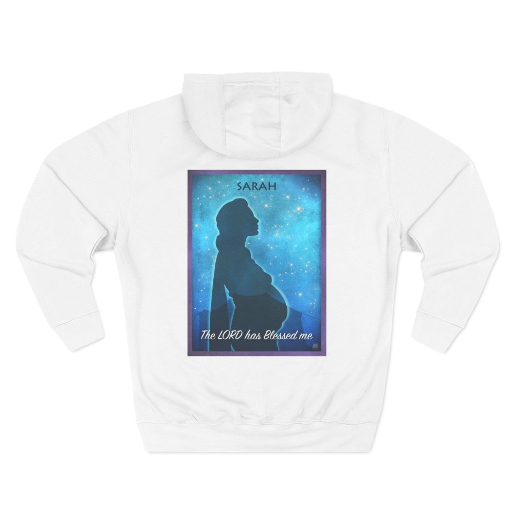Halo House Christian Sarah and the Promise Hoodie featuring inspirational biblical faith design