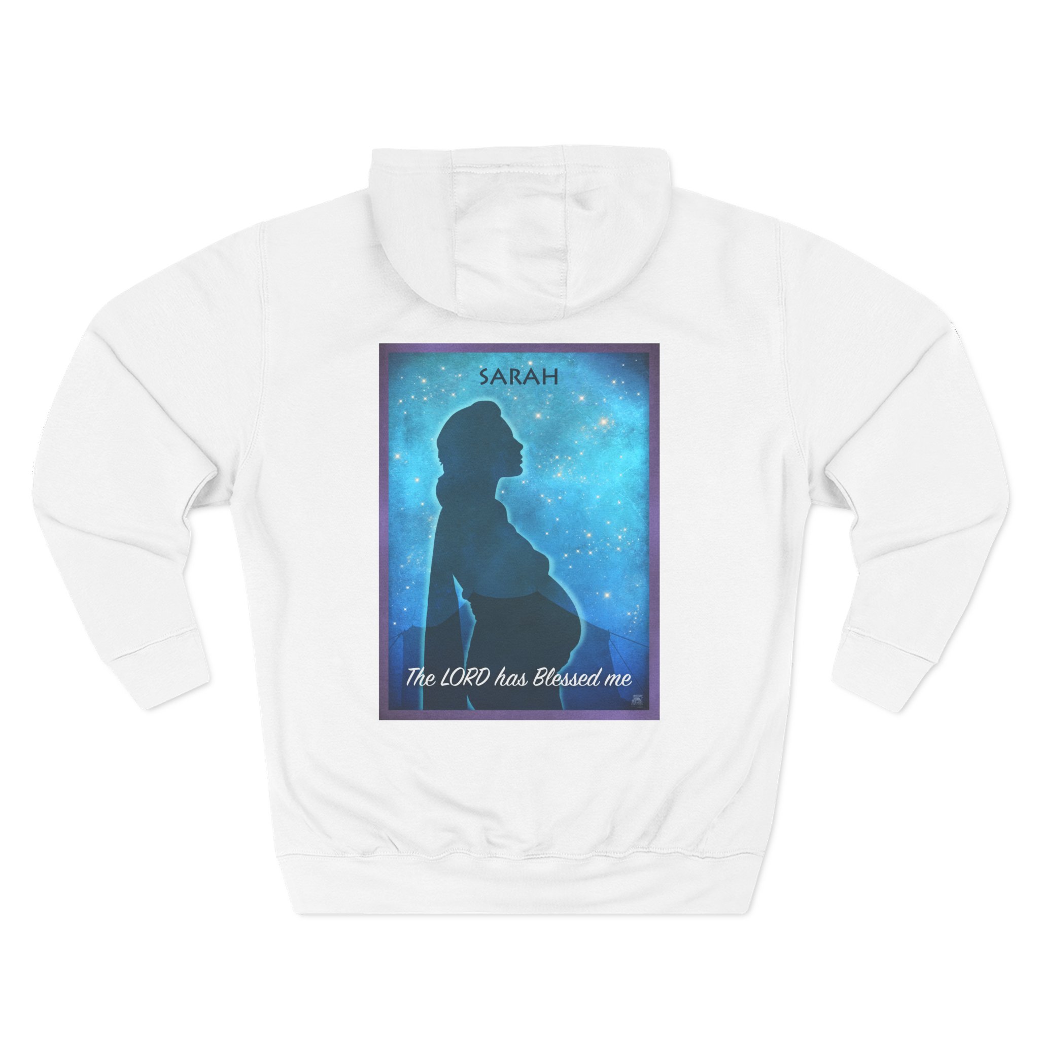 Christian Sarah and the Promise Hoodie - Faith Based Hoodie Halo House Halo House Christian Sarah and the Promise Hoodie featuring inspirational biblical faith design