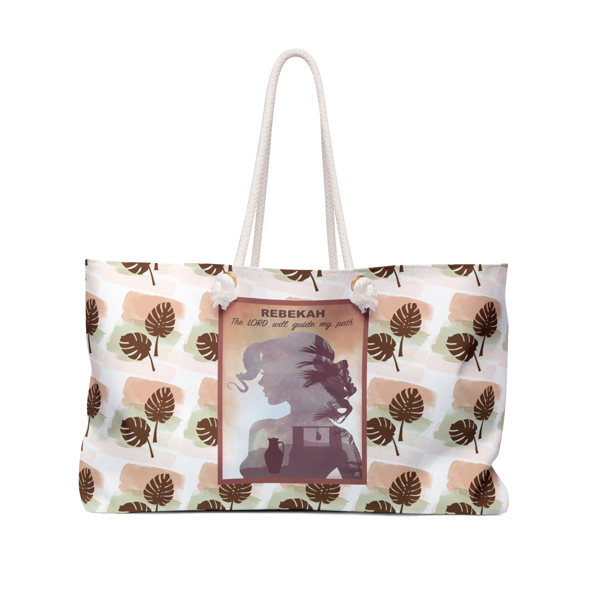 Rebekah, Destiny at the Well - Boston Weekender Tote Bag 1 Rebekah, Destiny at the Well - Boston Weekender Tote Bag