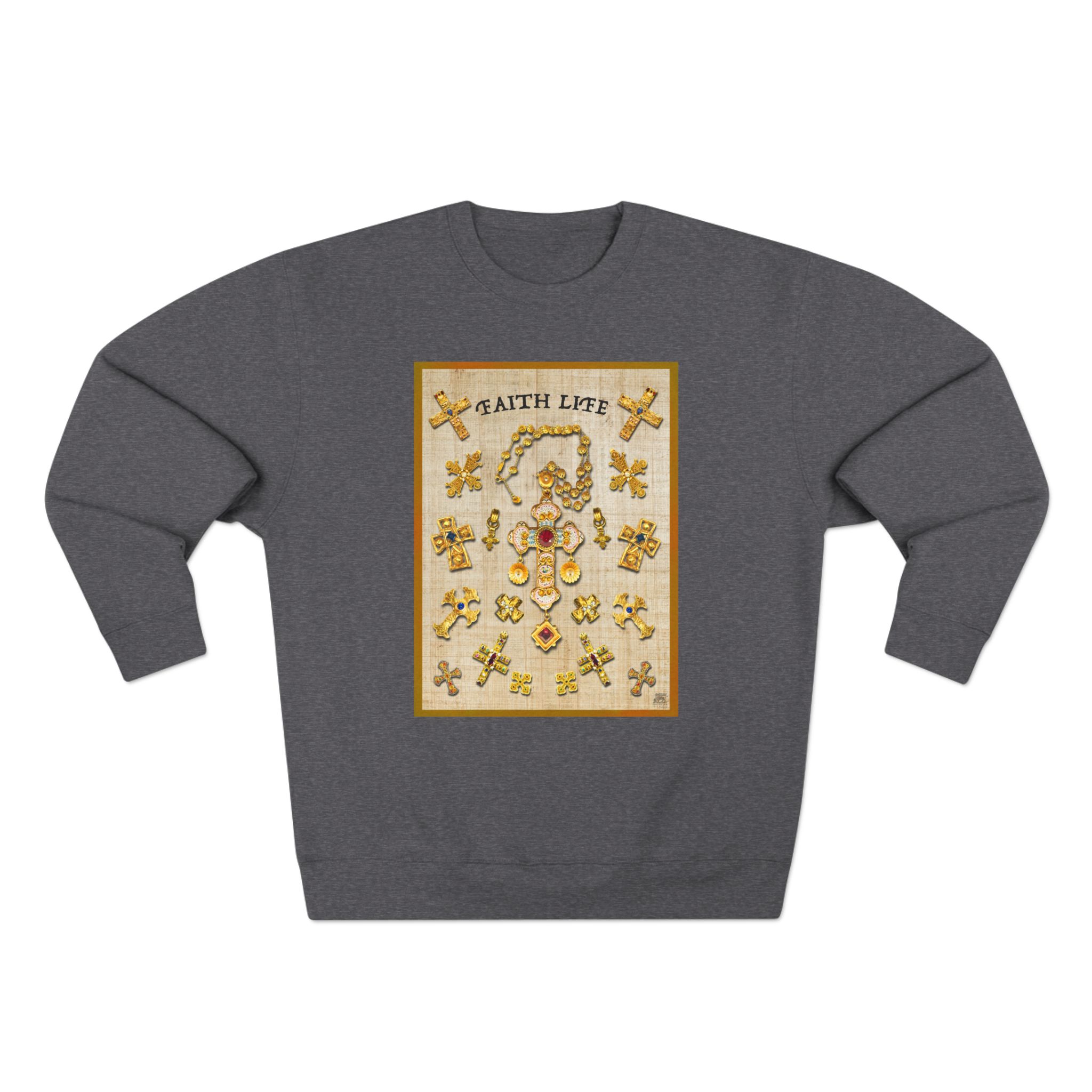 Golden Crosses : Sweatshirt 4 Golden Crosses : Sweatshirt - Image 4