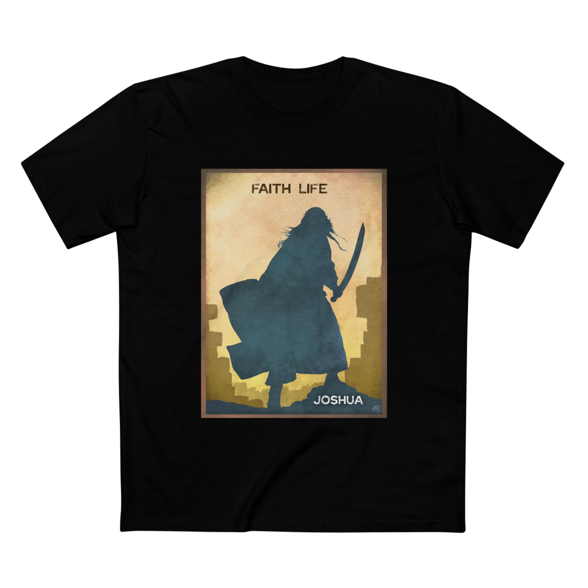 Joshua, Faith Life Christian T-Shirt 3 Joshua, Faith Life Christian T-Shirt - Image 3