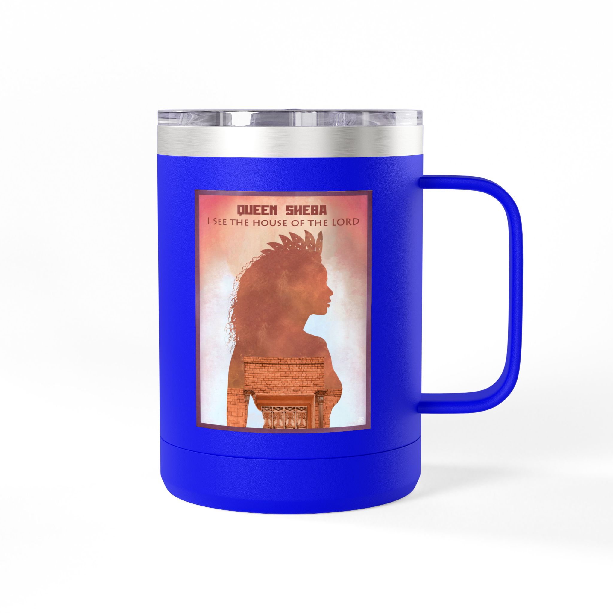 Queen Sheba, I see the House of the Lord Christian Travel Mug - Bible Coffee Mug 15oz 18 Queen Sheba, I see the House of the Lord Christian Travel Mug - Bible Coffee Mug 15oz - Image 18