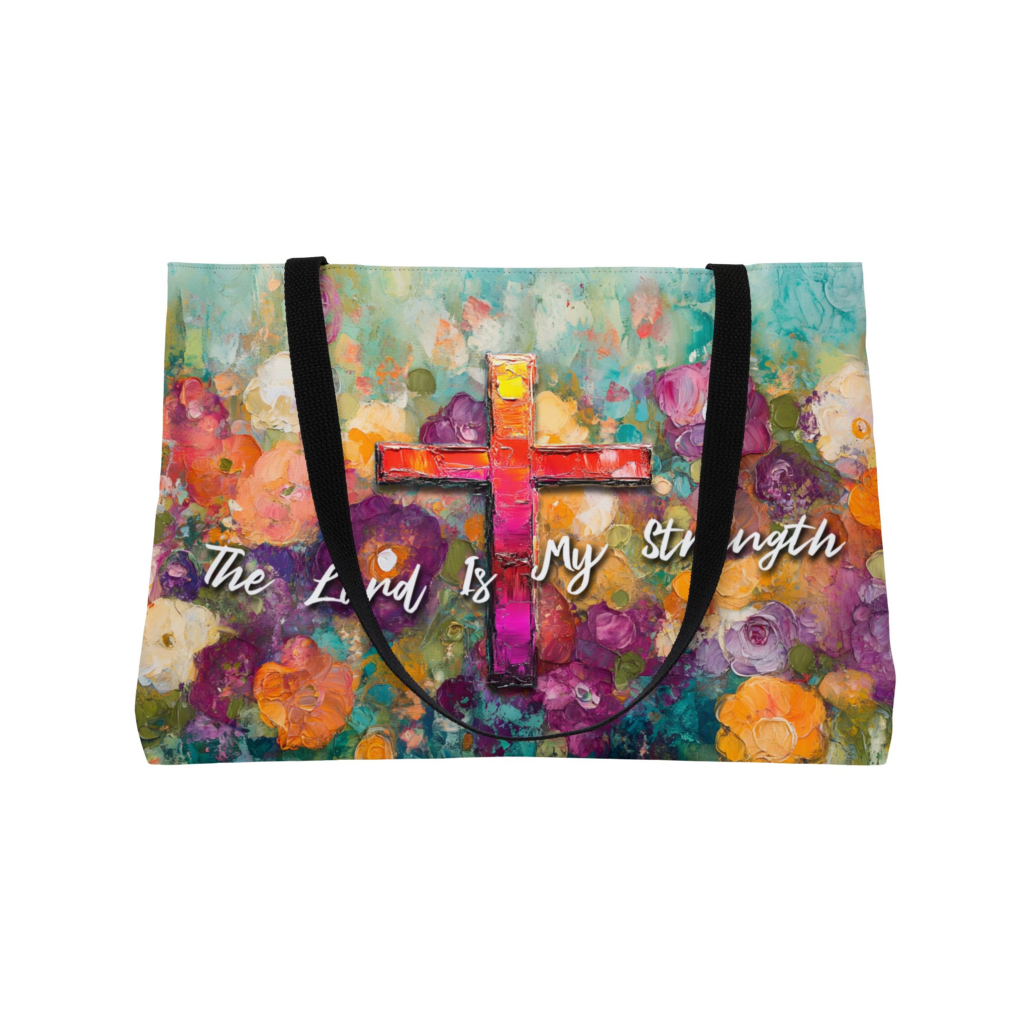 The Lord is My Strength - Vacation Weekender Tote Bag 4 The Lord is My Strength - Vacation Weekender Tote Bag - Image 4