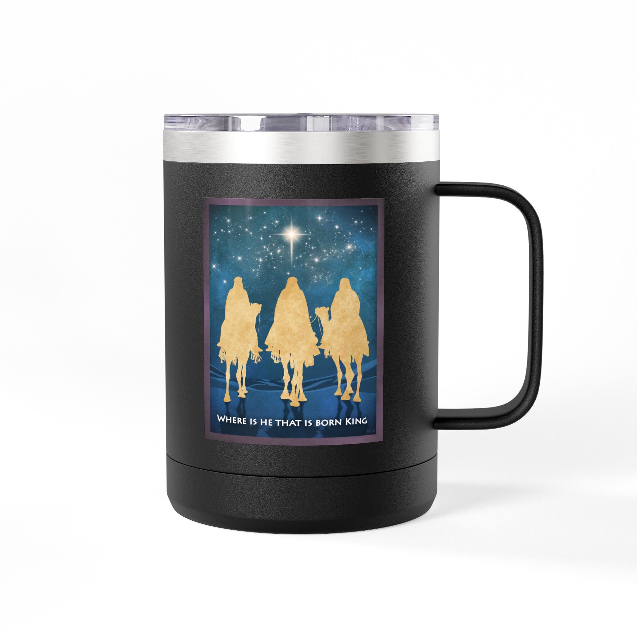 The Magi Christian Travel Mug - Bible Coffee Mug 15oz 14 The Magi Christian Travel Mug - Bible Coffee Mug 15oz - Image 14