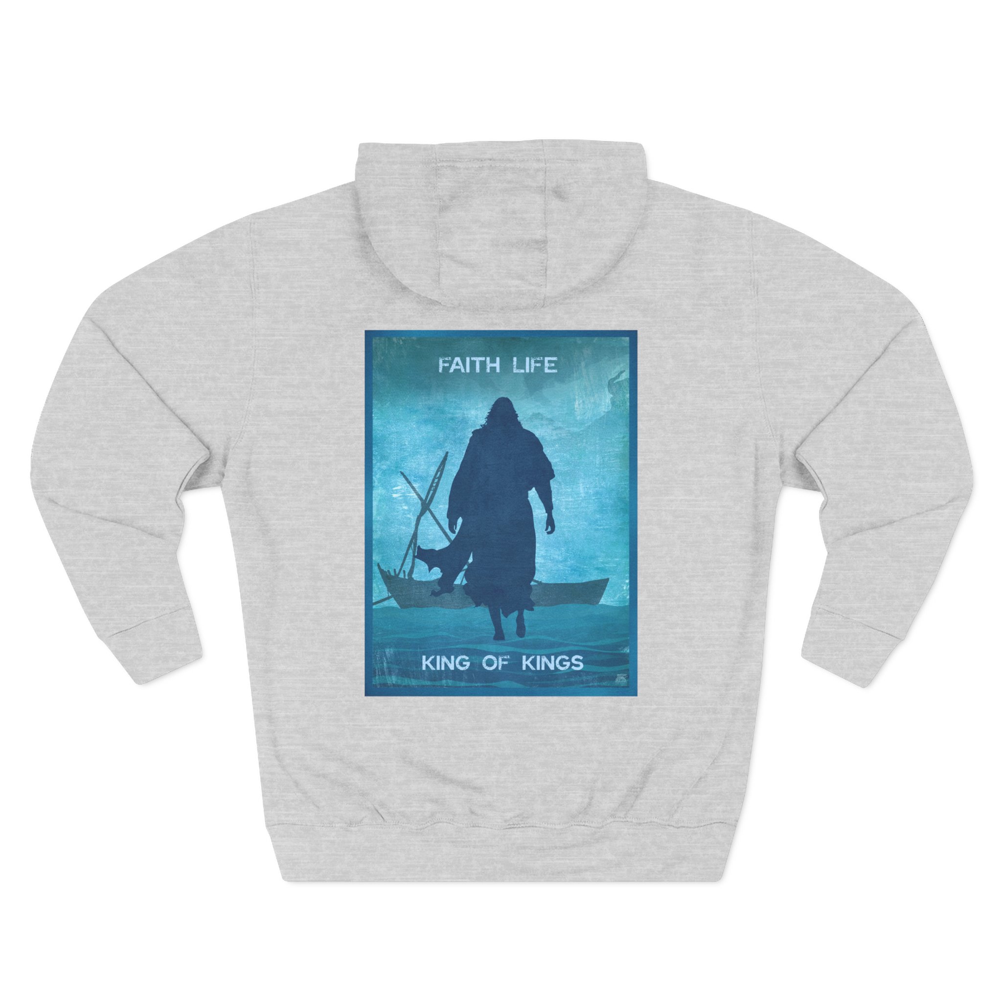 Christian Jesus Walk on Water Hoodie - Faith Based Hoodie 3 Christian Jesus Walk on Water Hoodie - Faith Based Hoodie - Image 3