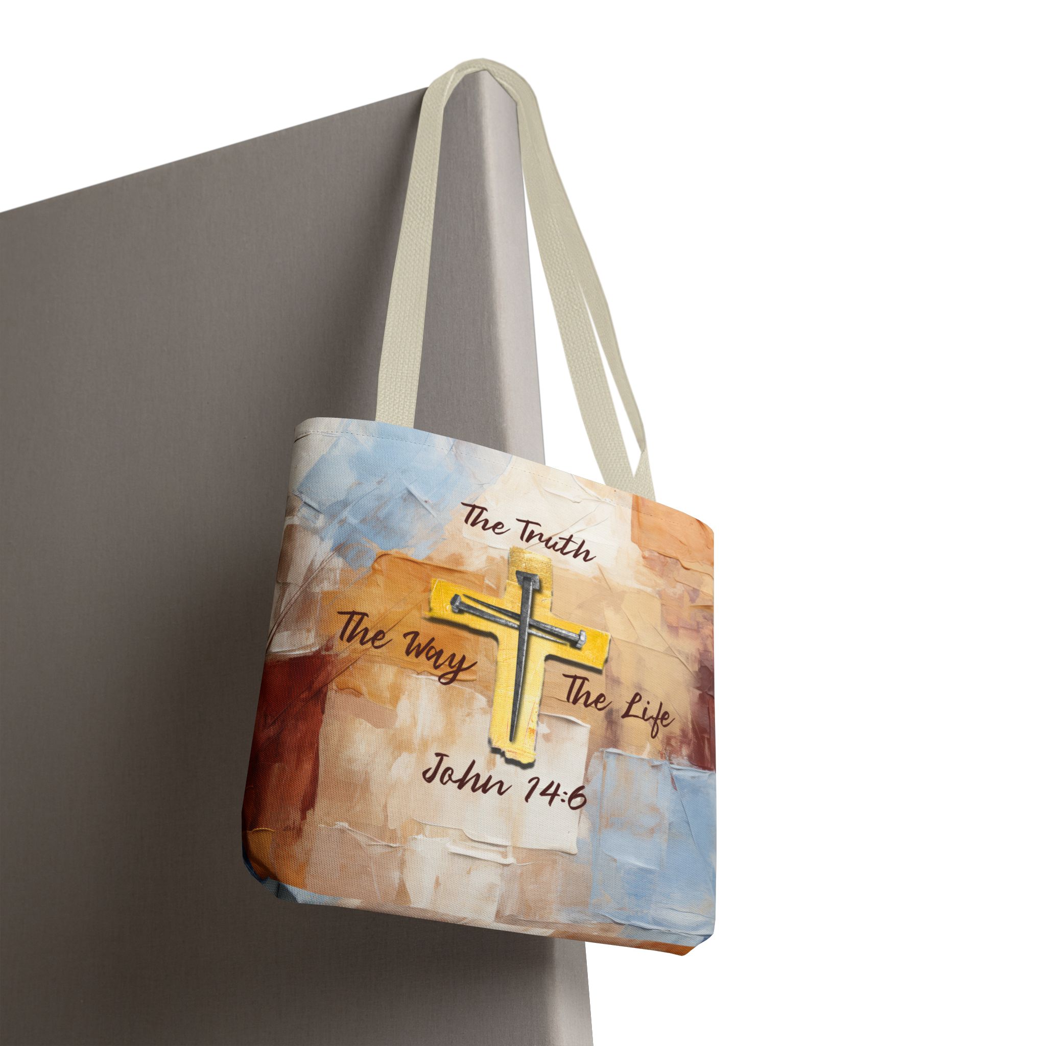 The Truth, The Way, The Life Christian Tote Bag - John 14:6 Inspirational Faith Tote Bag 16 The Truth, The Way, The Life Christian Tote Bag - John 14:6 Inspirational Faith Tote Bag - Image 16