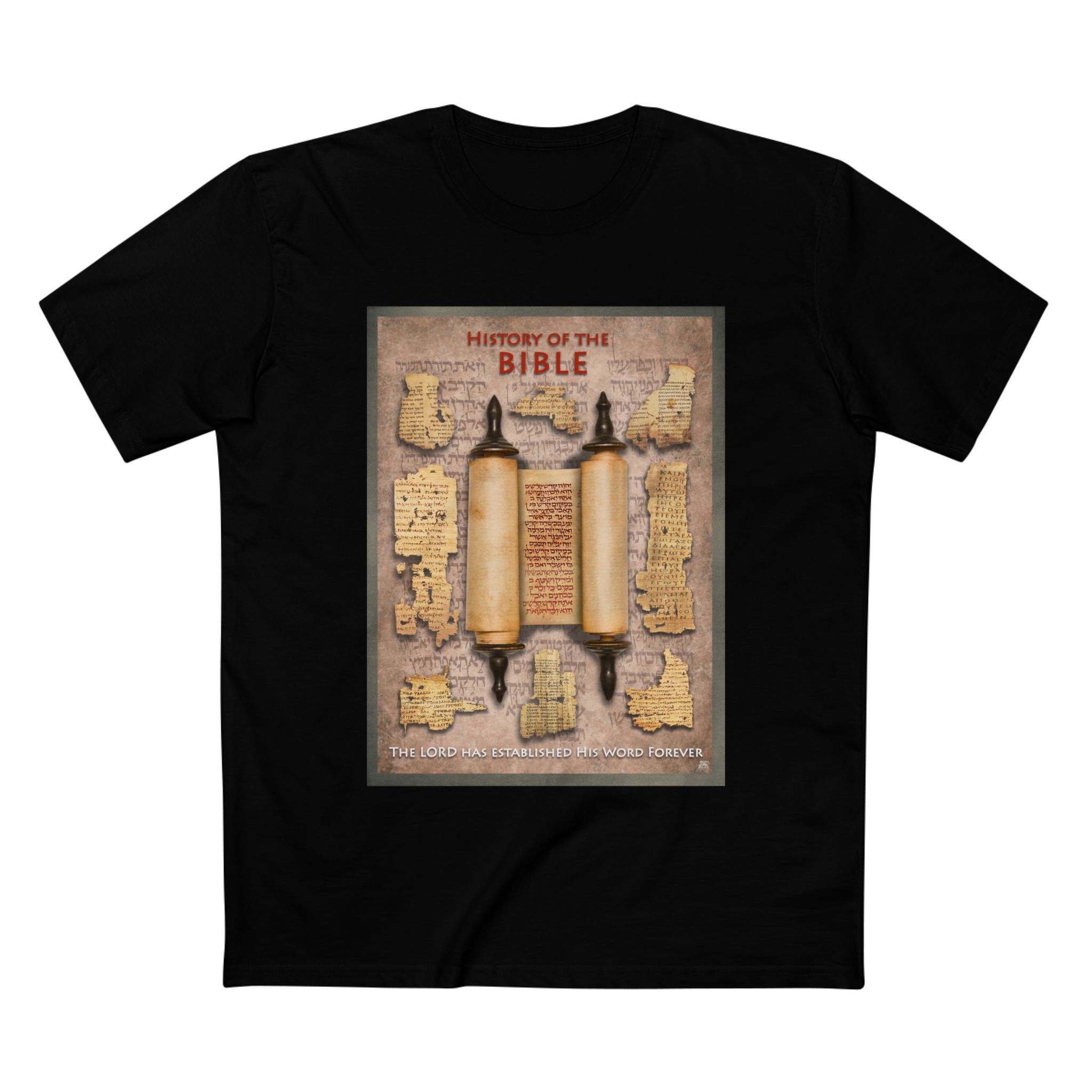 History of the Bible Christian T-Shirt Halo House History of the Bible Christian T-Shirt - Image 3
