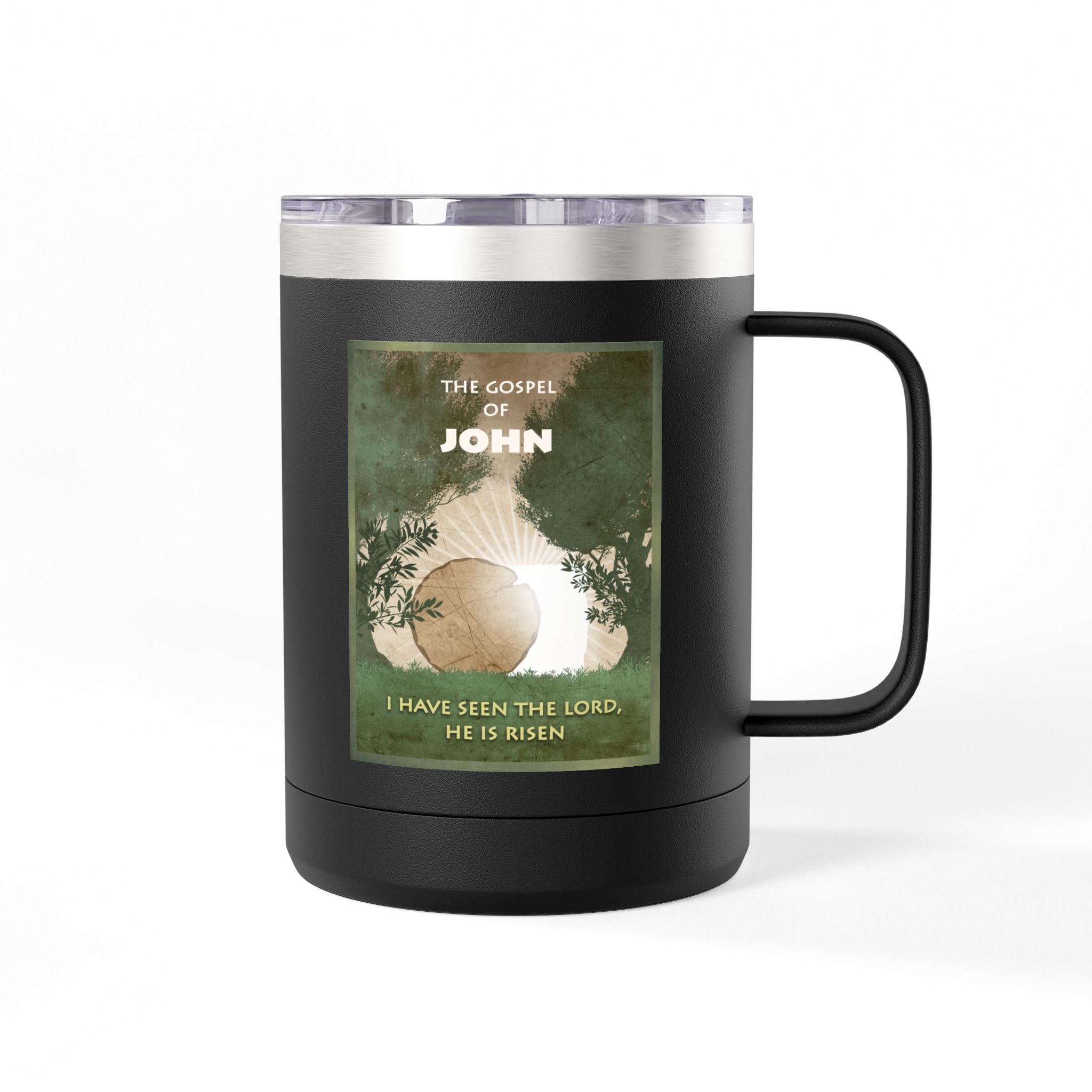 Gospel of John Christian Travel Mug - Bible Coffee Mug 15oz 6 Gospel of John Christian Travel Mug - Bible Coffee Mug 15oz - Image 6