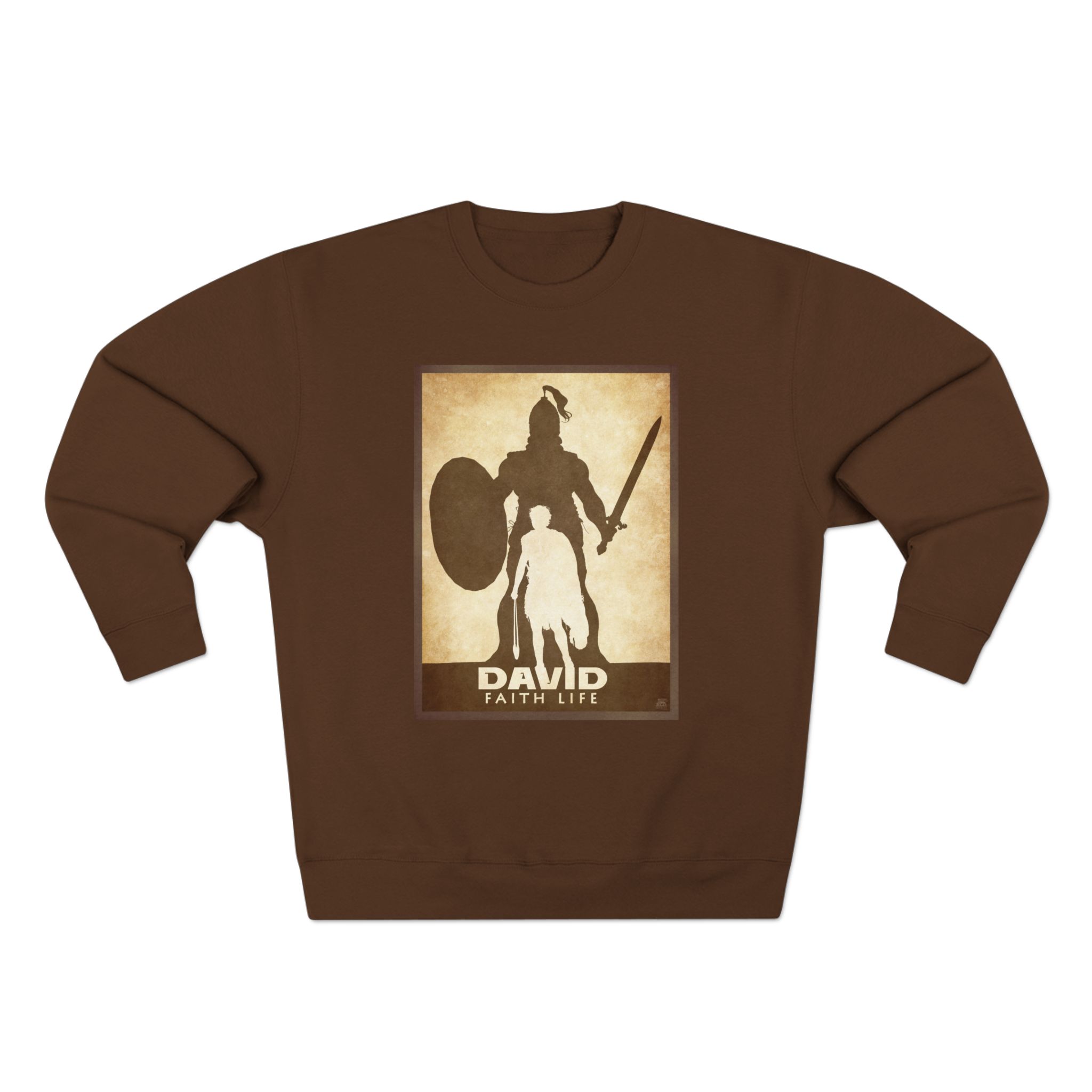 David and Goliath, Faith Life : Sweatshirt Halo House David and Goliath, Faith Life : Sweatshirt - Image 19