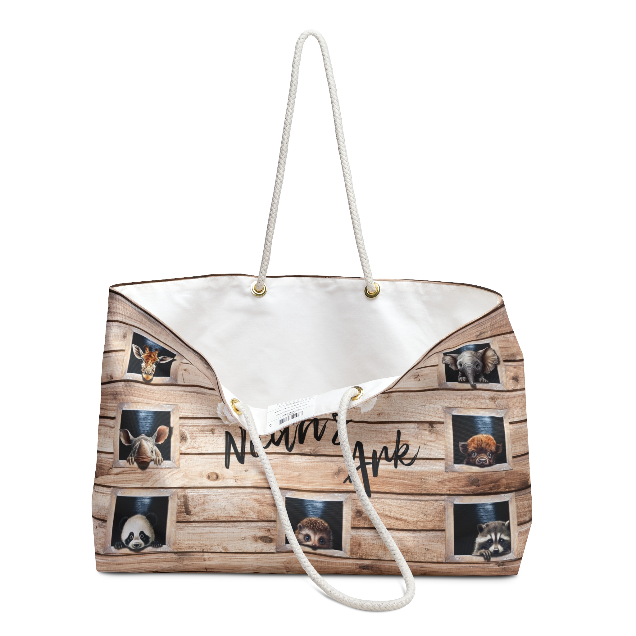 Noah's Ark - Boston Weekender Tote Bag Halo House Noah's Ark - Boston Weekender Tote Bag - Image 3