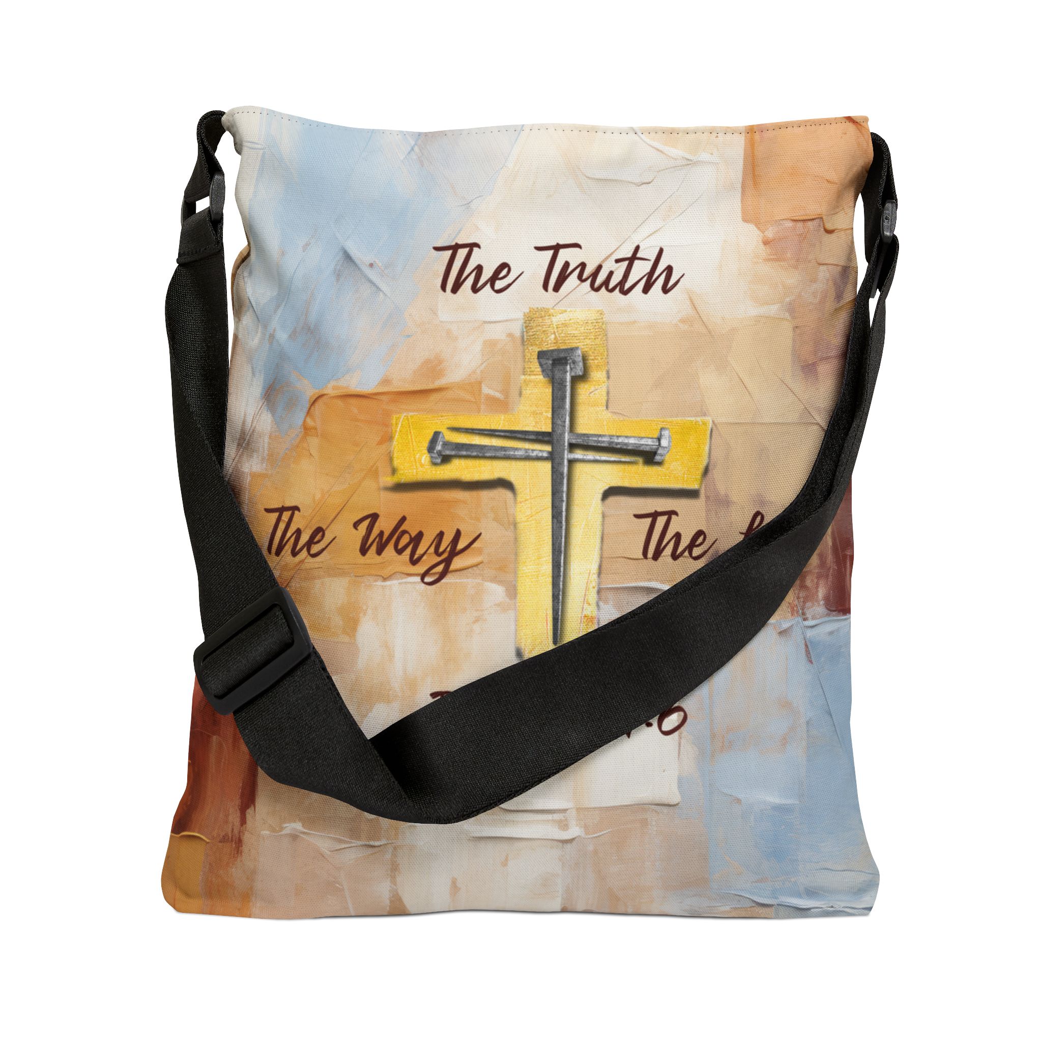 The Way, The Truth, The Life - Adjustable Tote Bag 3 The Way, The Truth, The Life - Adjustable Tote Bag - Image 3